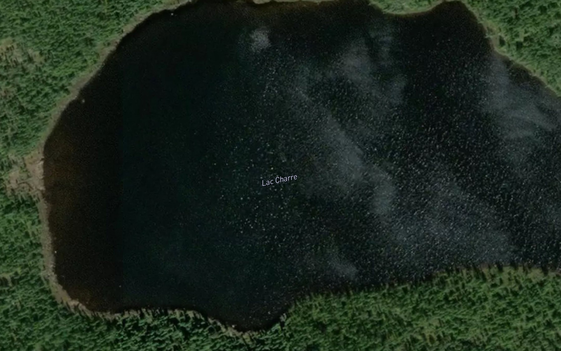 Satellite map of the Lac Charre