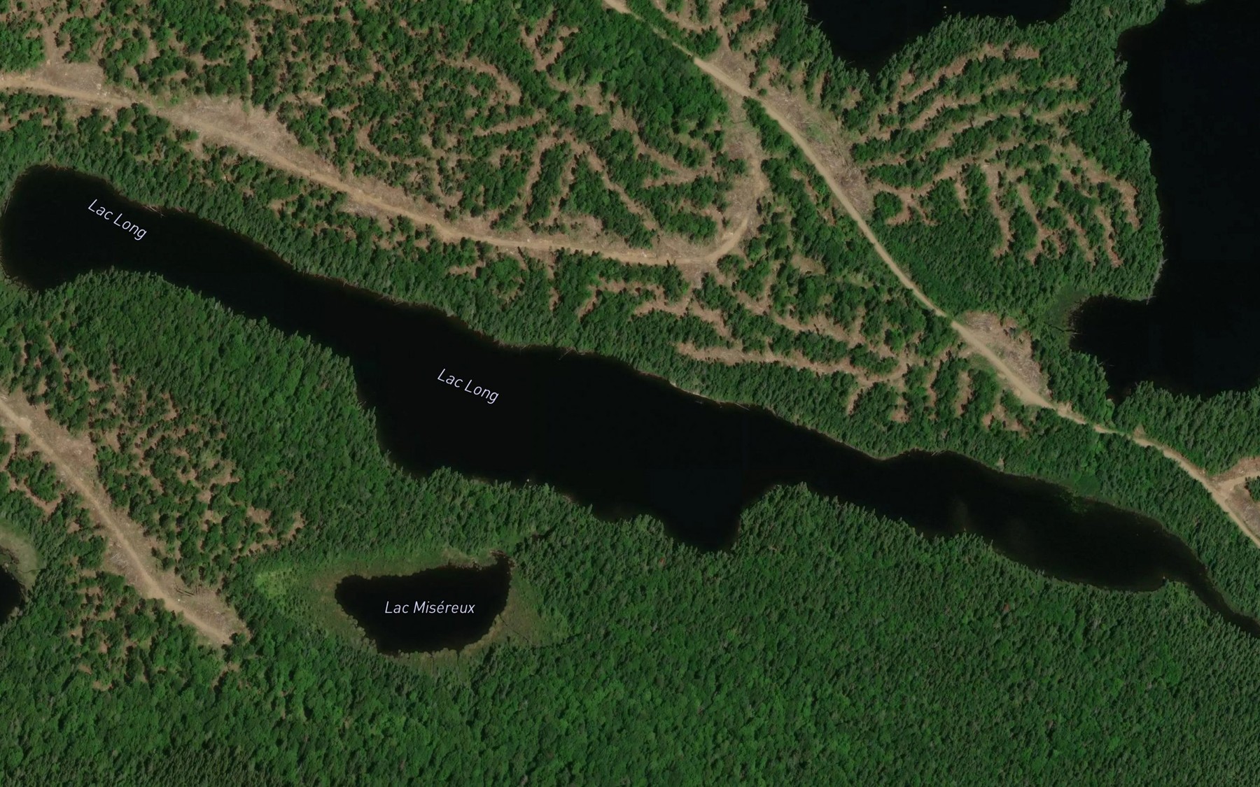 Satellite map of the Lac Long