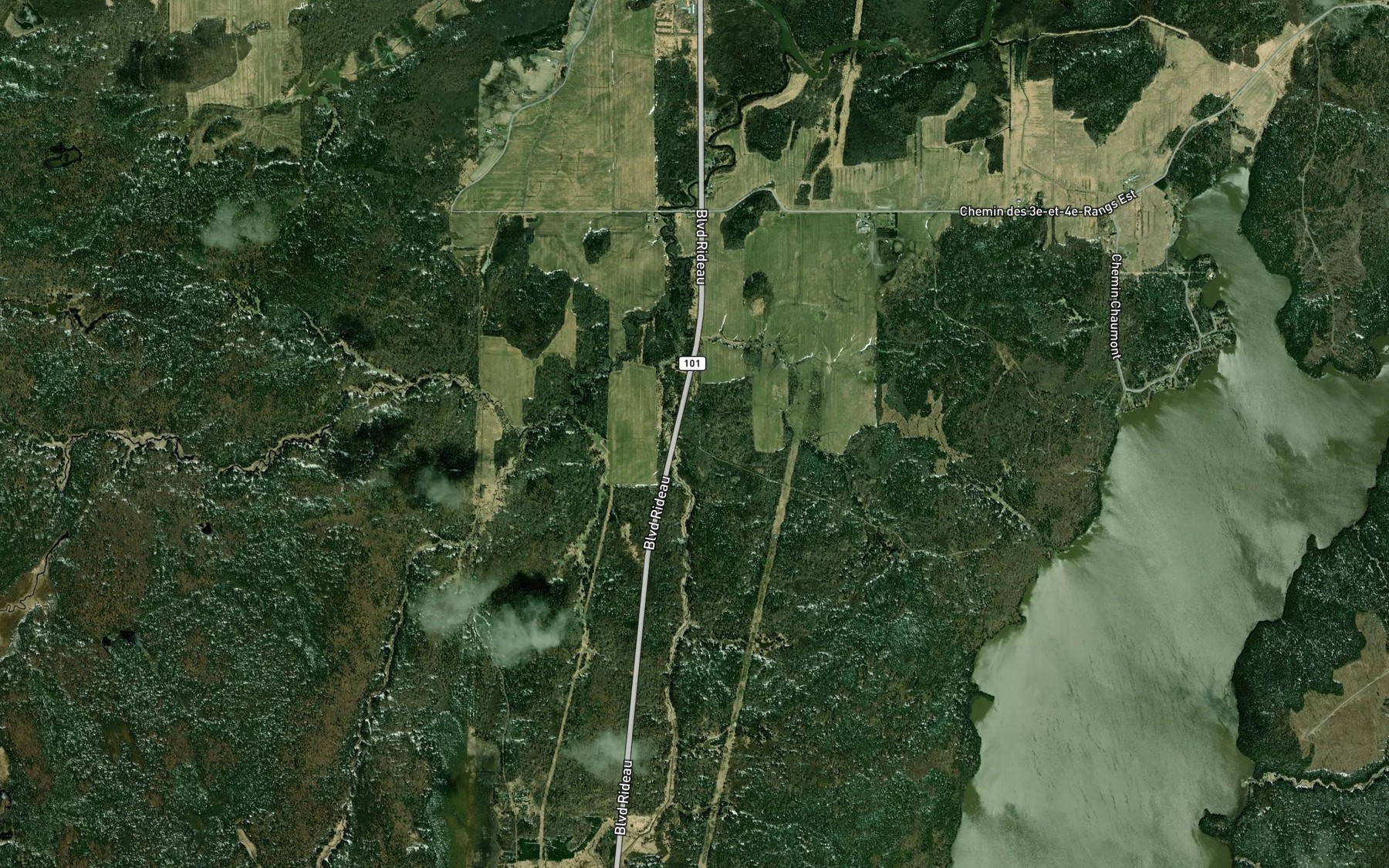 Satellite map of the Cours d'eau Vaillant