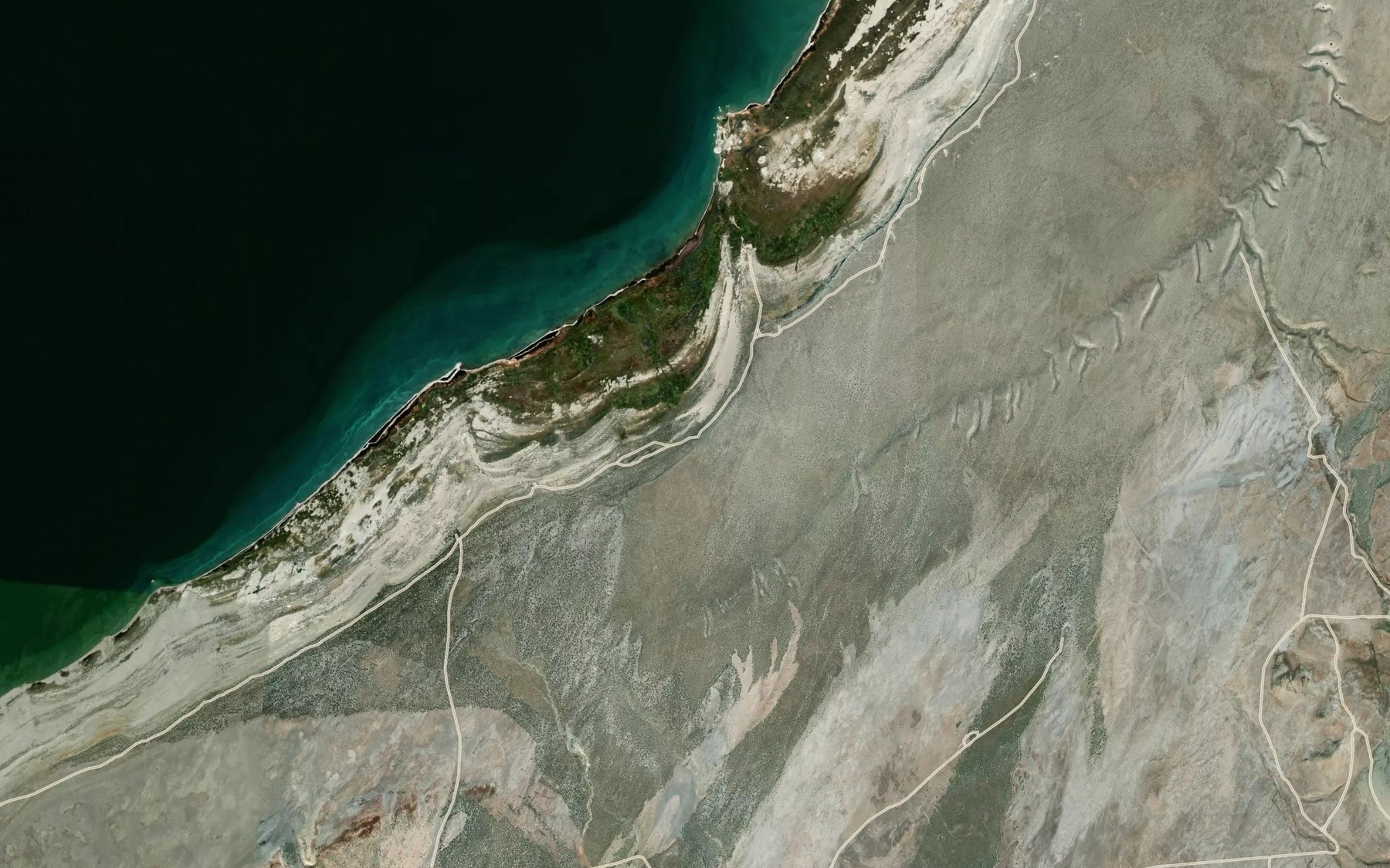 Satellite map of the Simons Spring