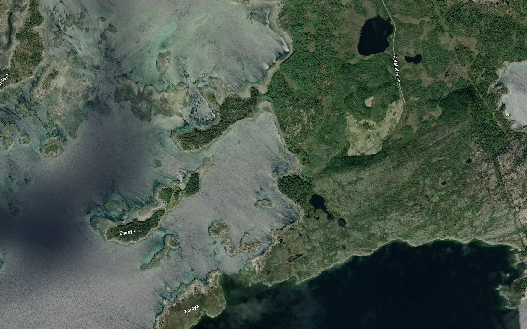 Satellite map of the Kallstadsjoen