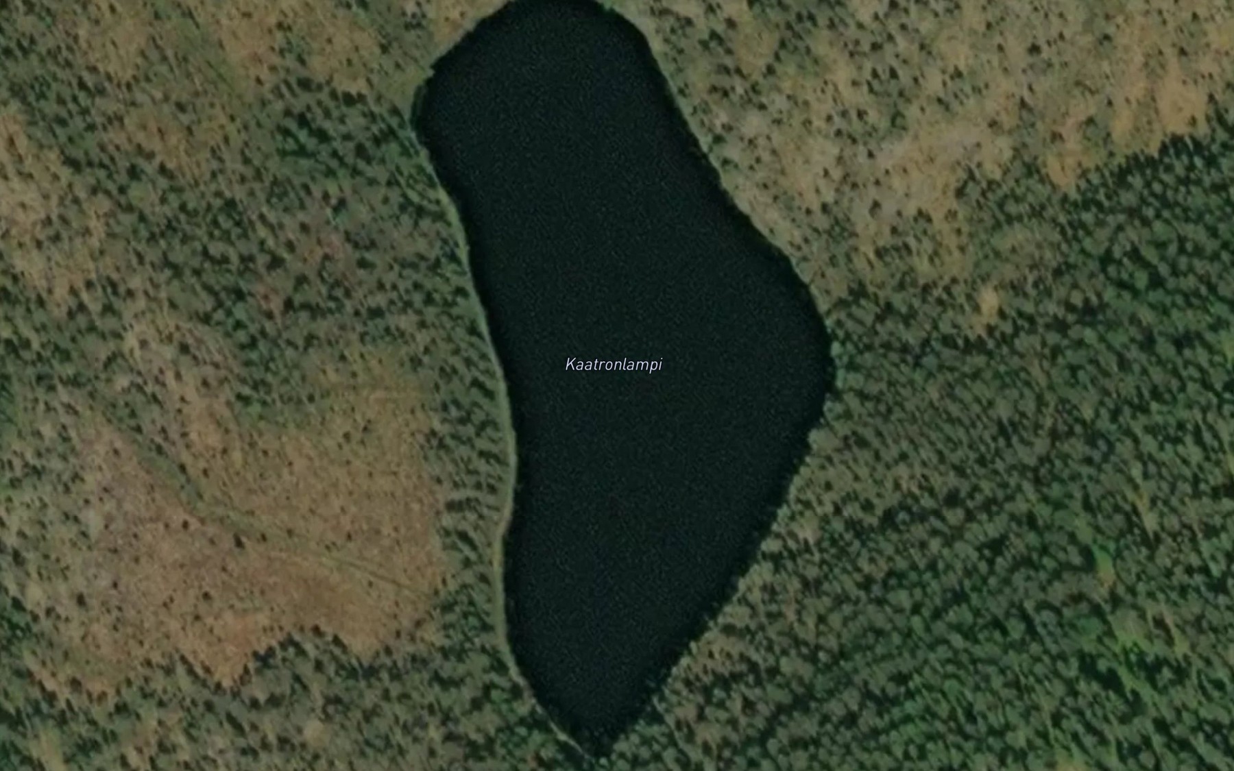 Satellite map of the Kaatronlampi
