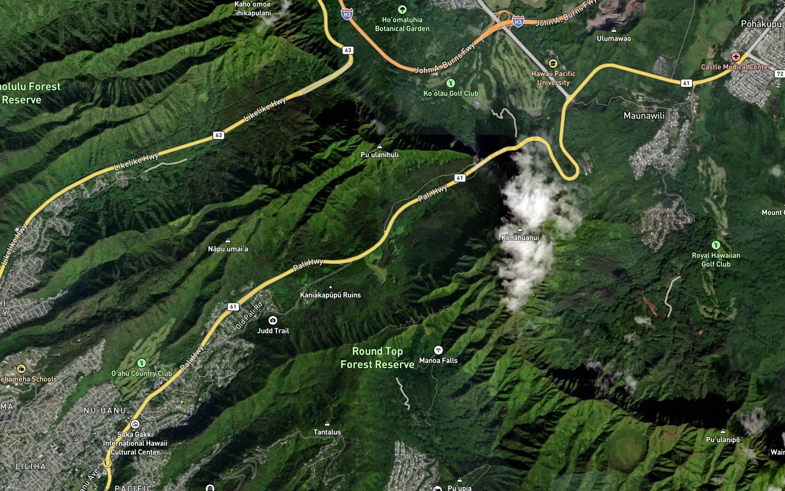 Nu'uanu Reservoir Number Four