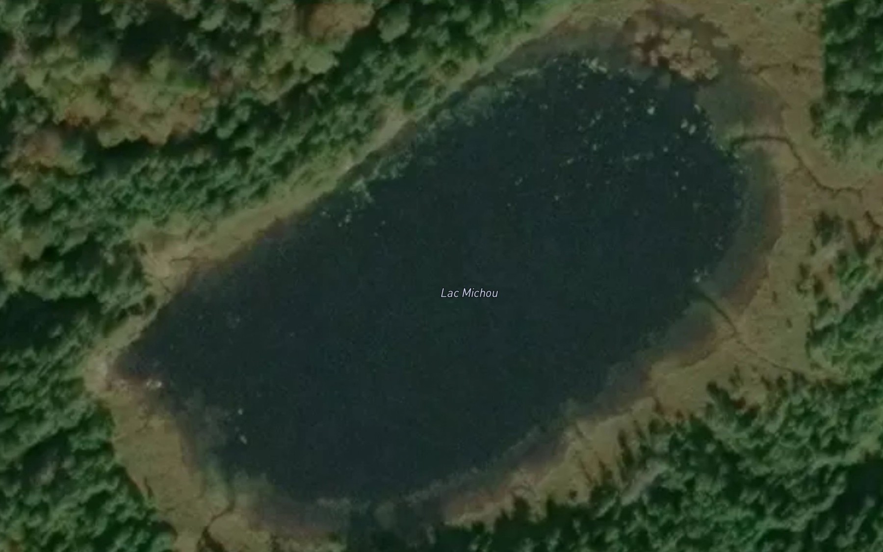 Satellite map of the Lac Michou