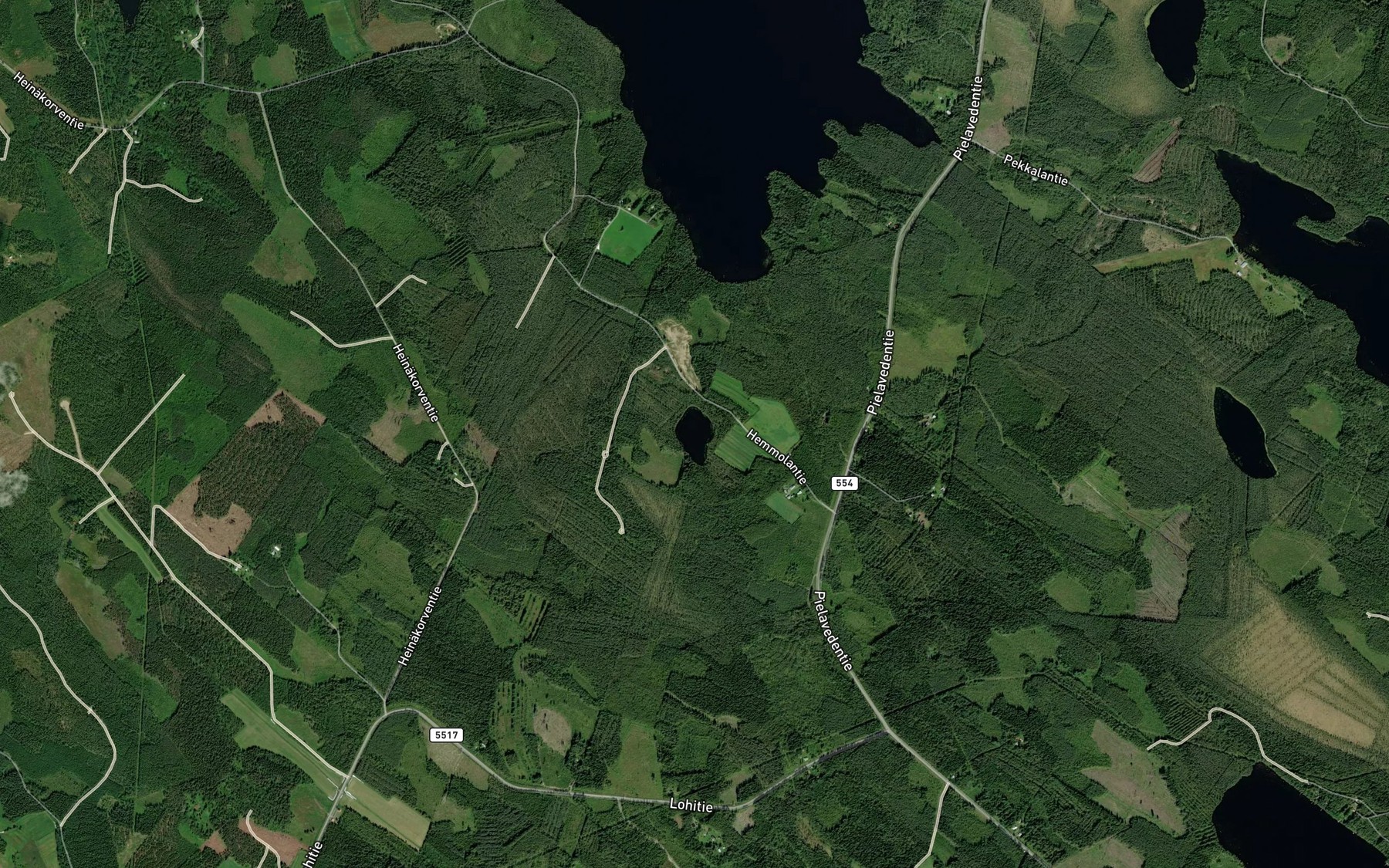 Satellite map of the Haukilampi