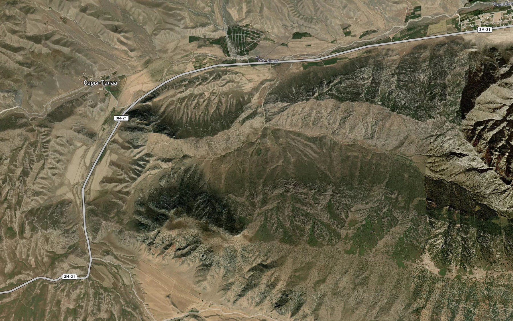 Satellite map of the Rodnik Sasyk-Bulak