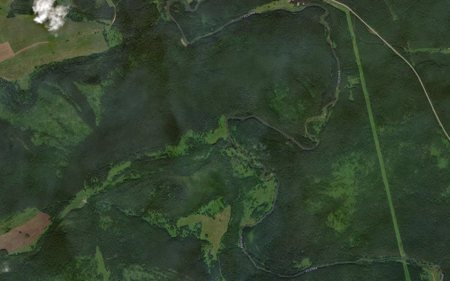 Satellite map of the Krivoy