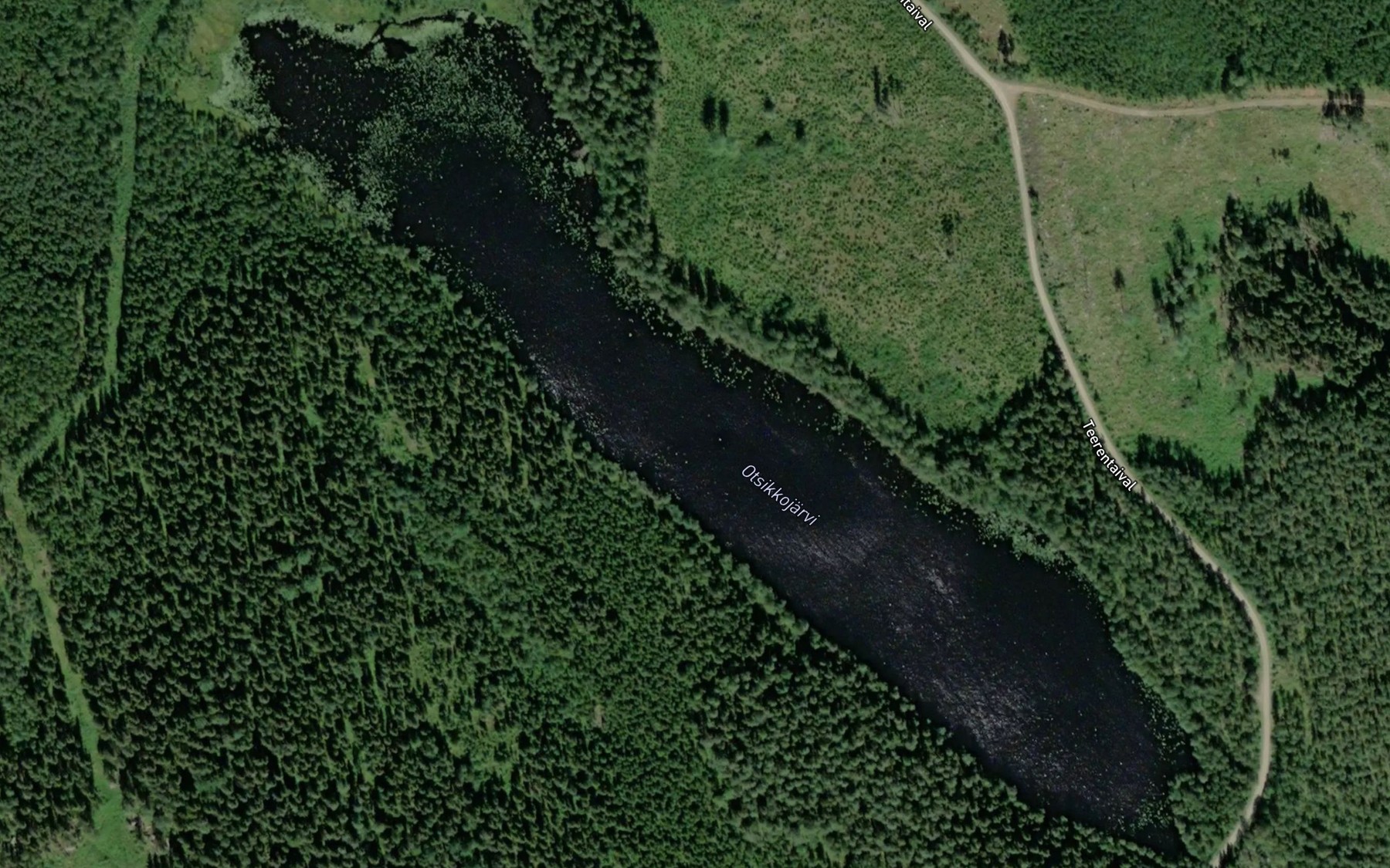 Satellite map of the Otsikkojarvi