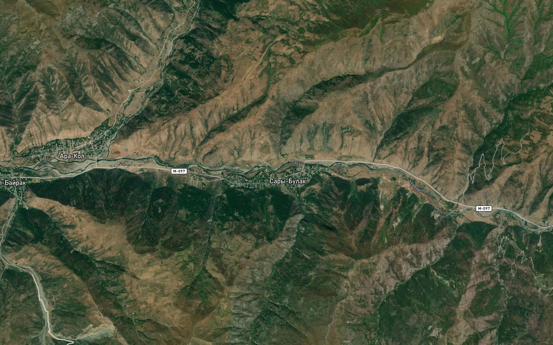Satellite map of the Dzhurek