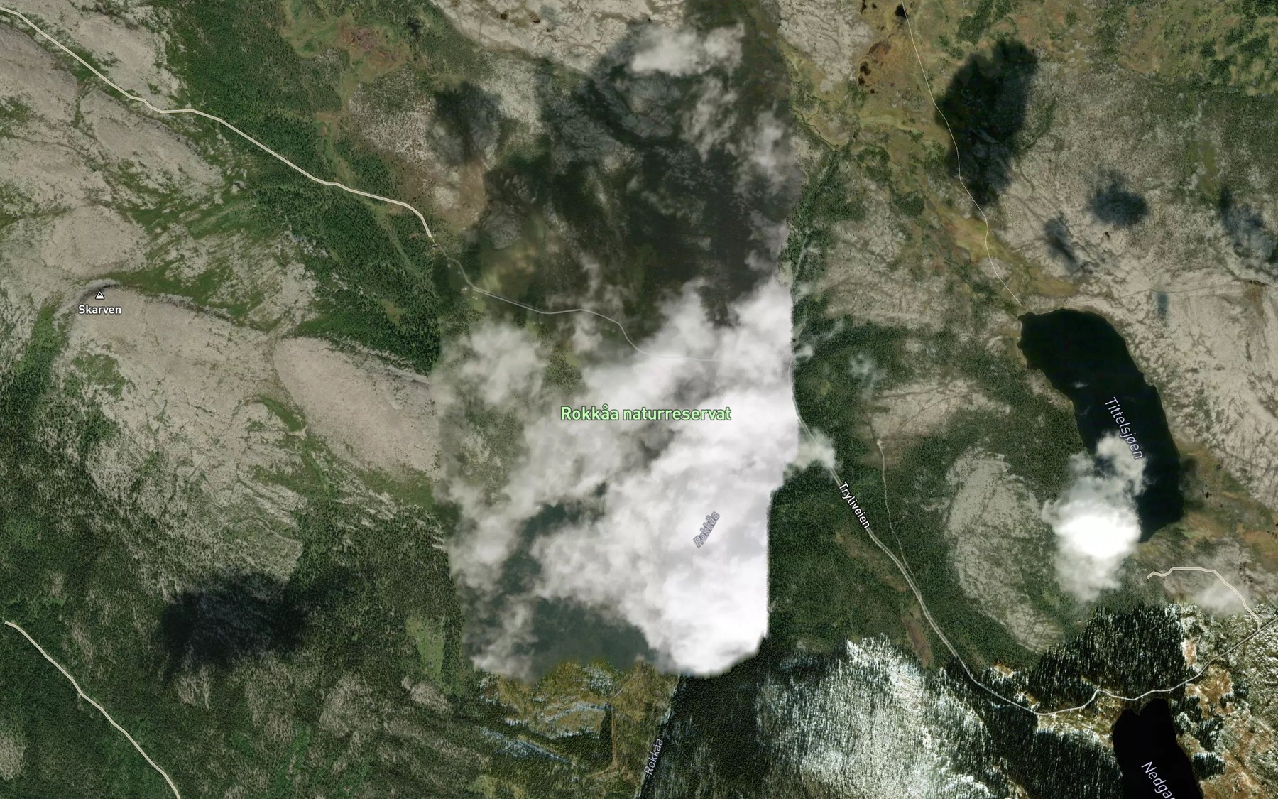 Satellite map of the Hembekken