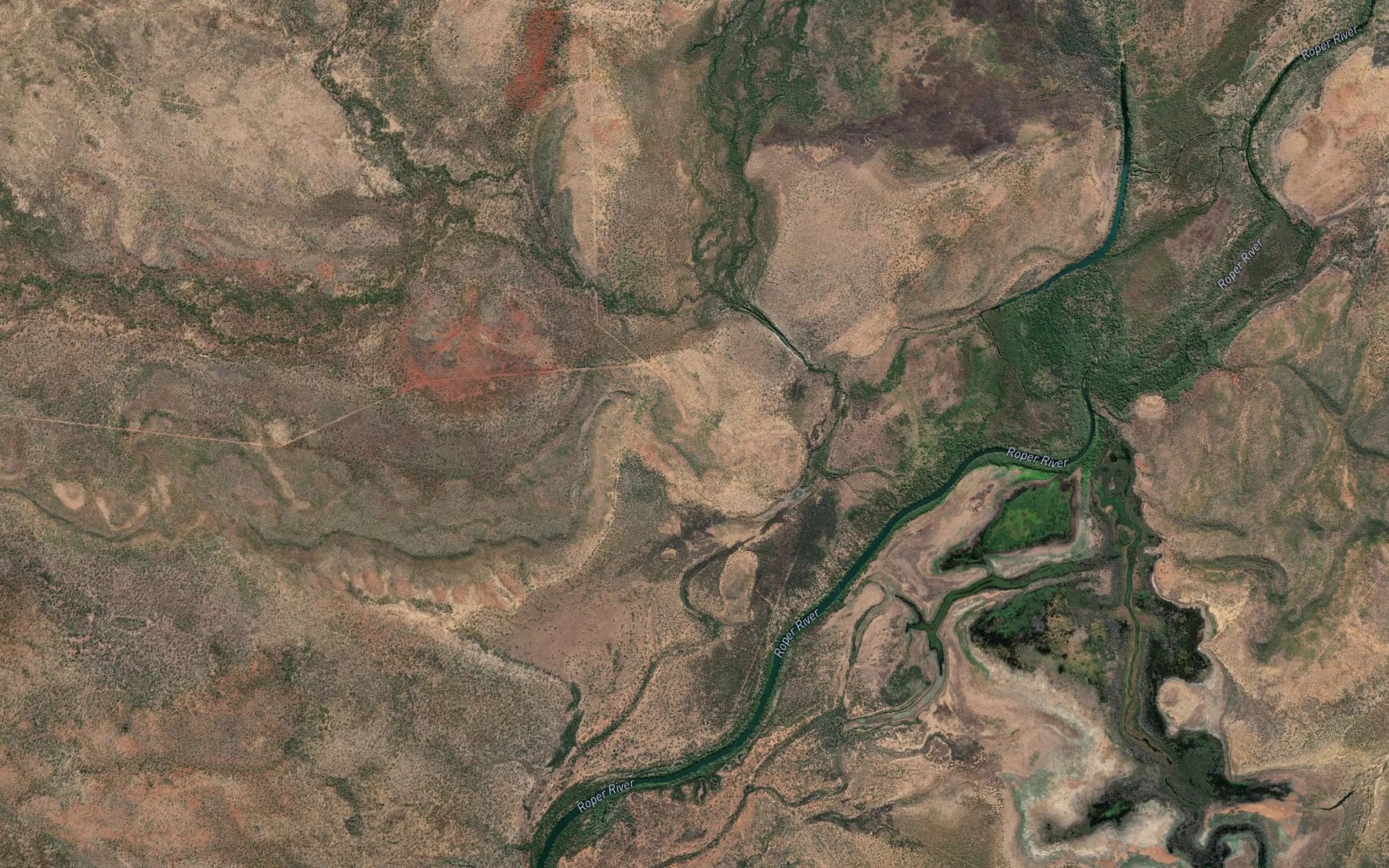 Satellite map of the Cave Creek