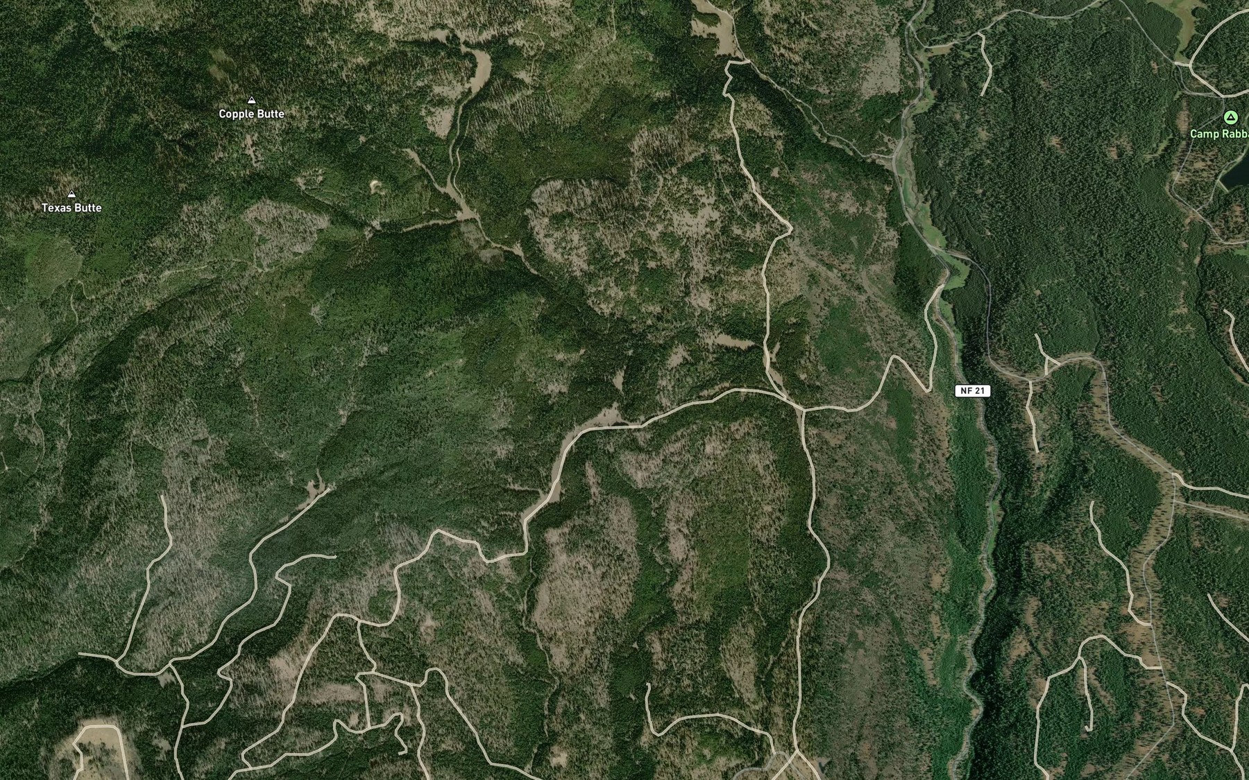 Satellite map of the Cold Spring