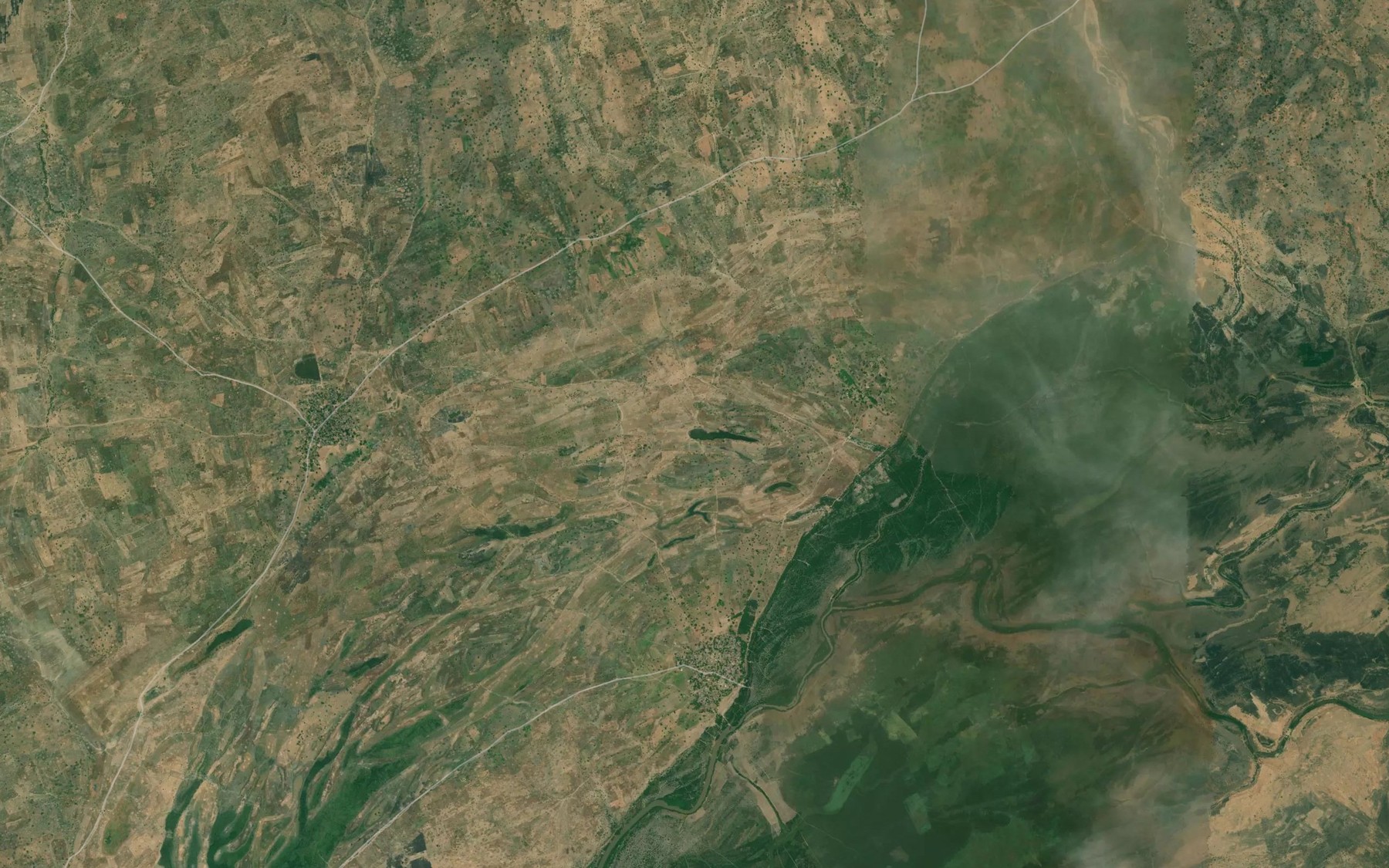 Satellite map of the Kogin Karim