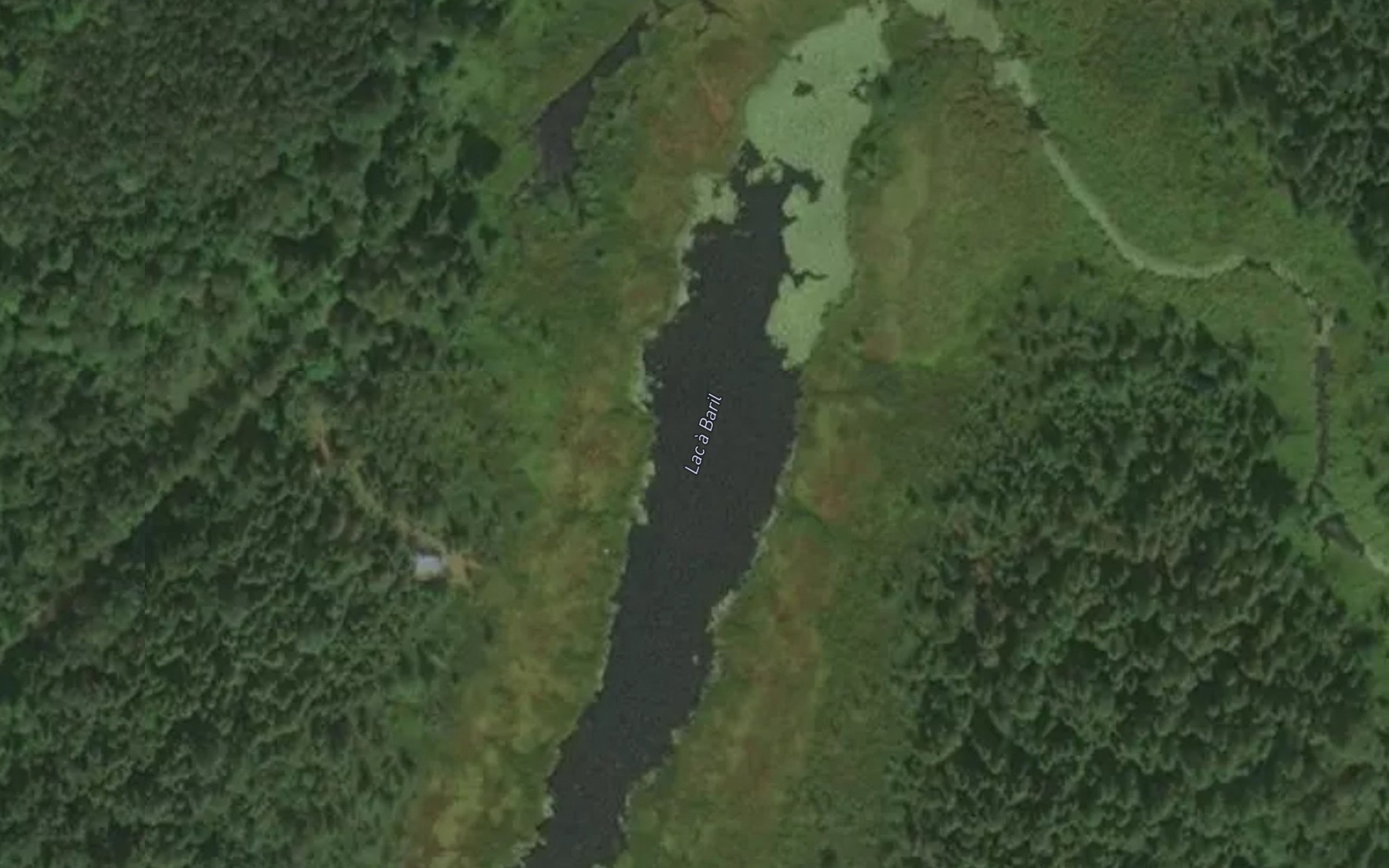 Satellite map of the Lac a Baril