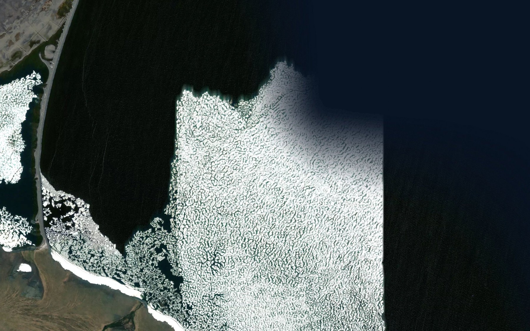 Satellite map of the Bukhta Moryana