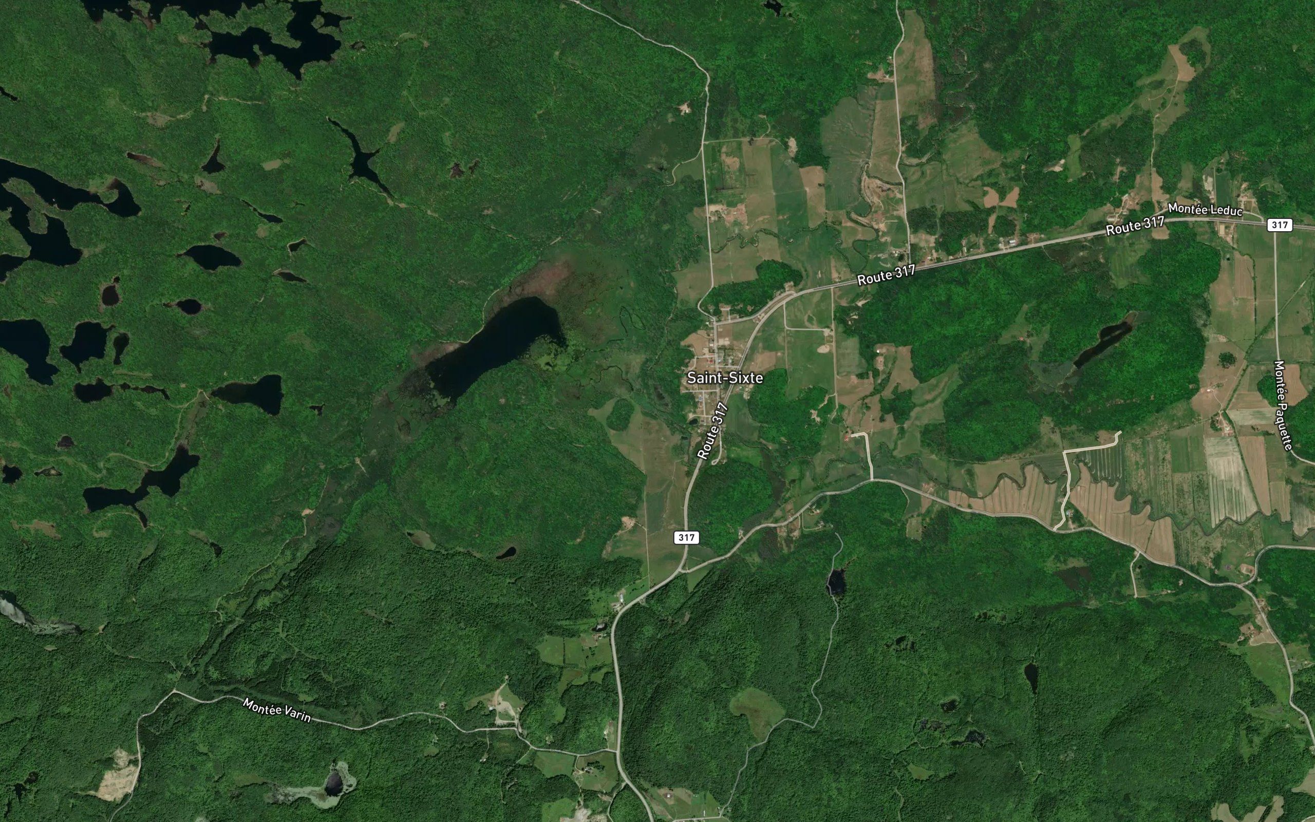 Decharge du Lac a la Perchaude