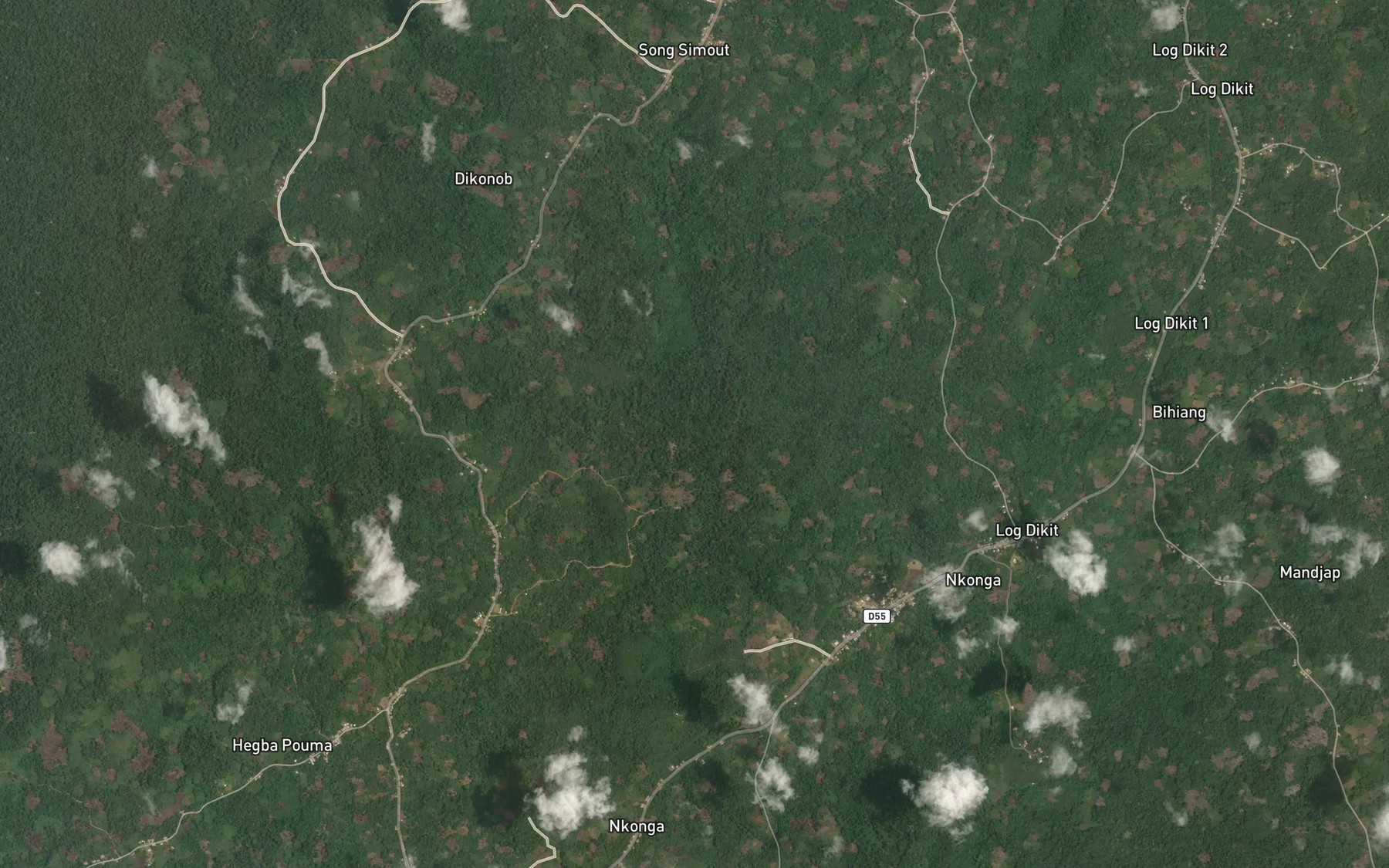 Satellite map of the Makot