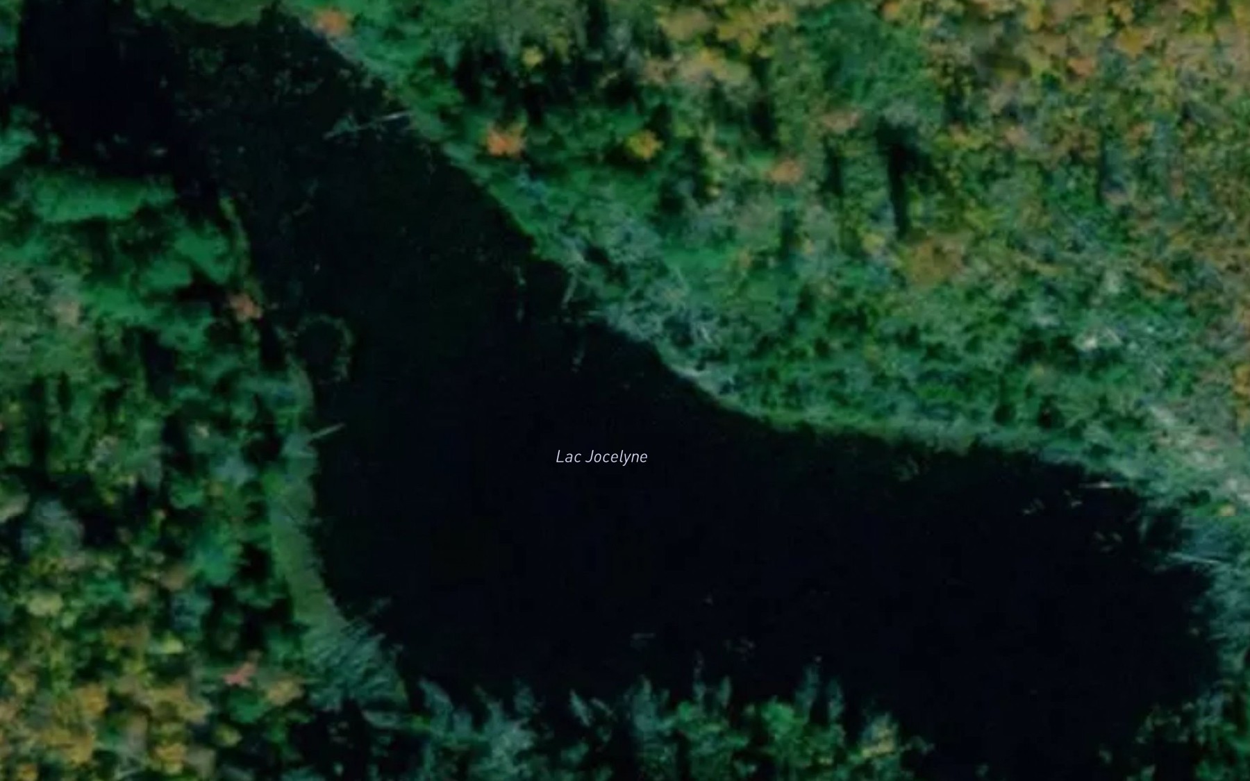 Satellite map of the Lac Jocelyne