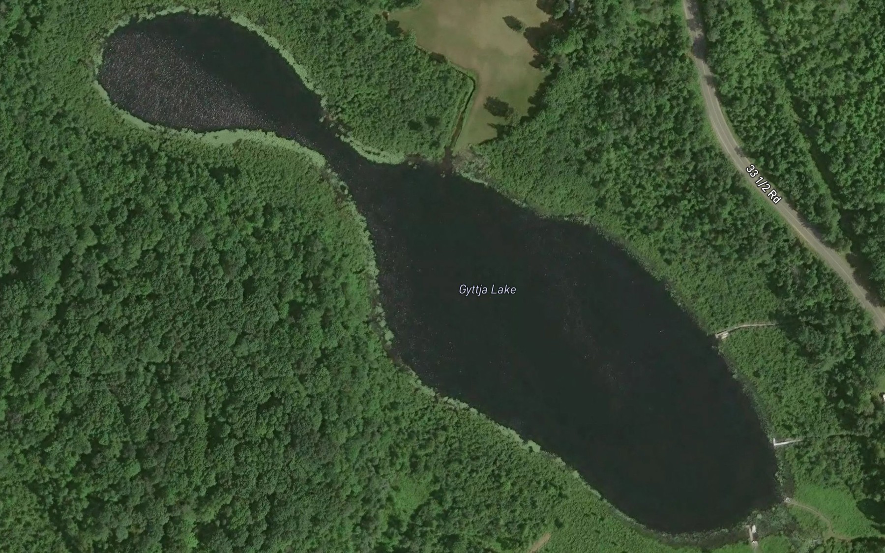 Satellite map of the Gyttja Lake
