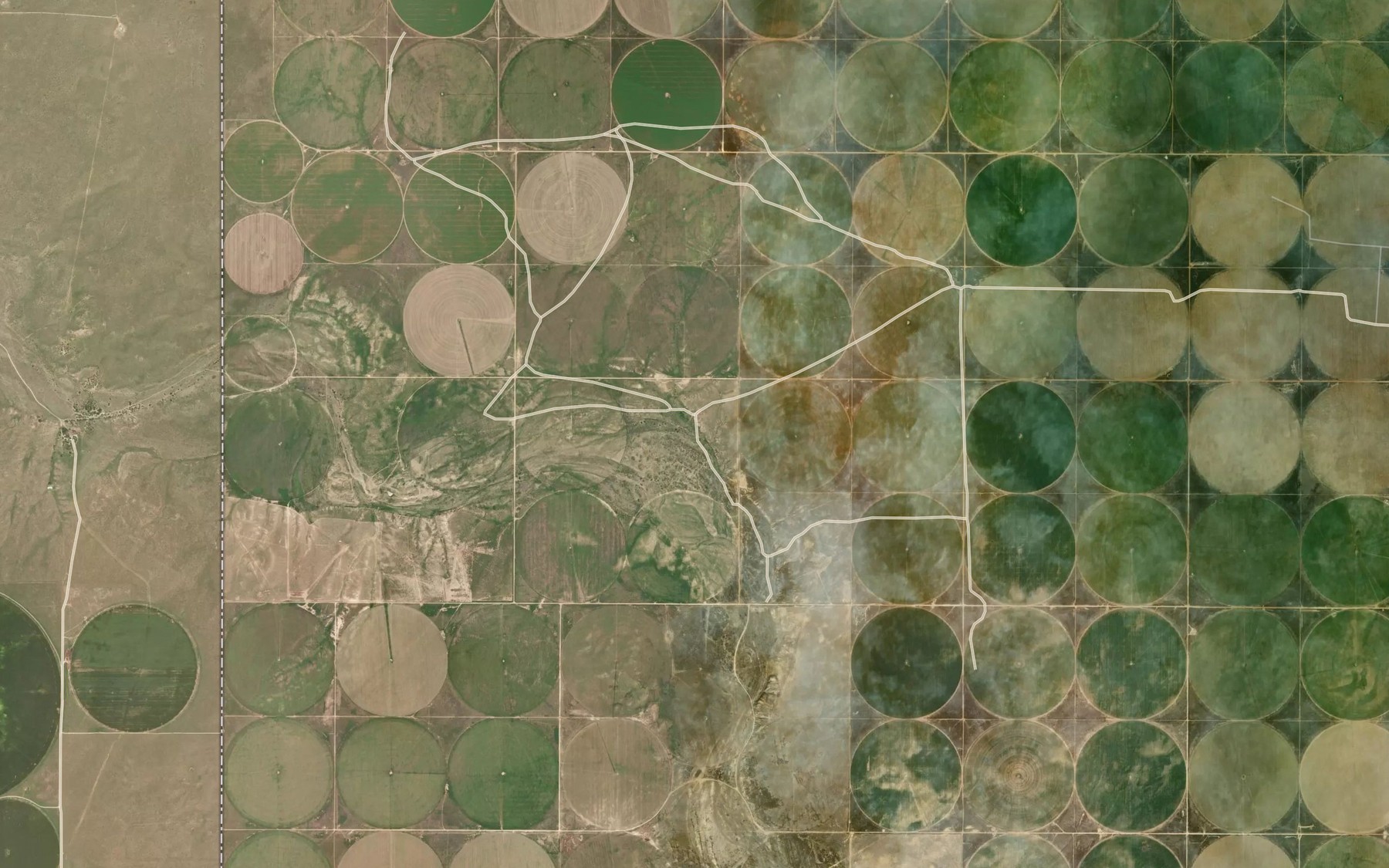 Satellite map of the Bass Hole