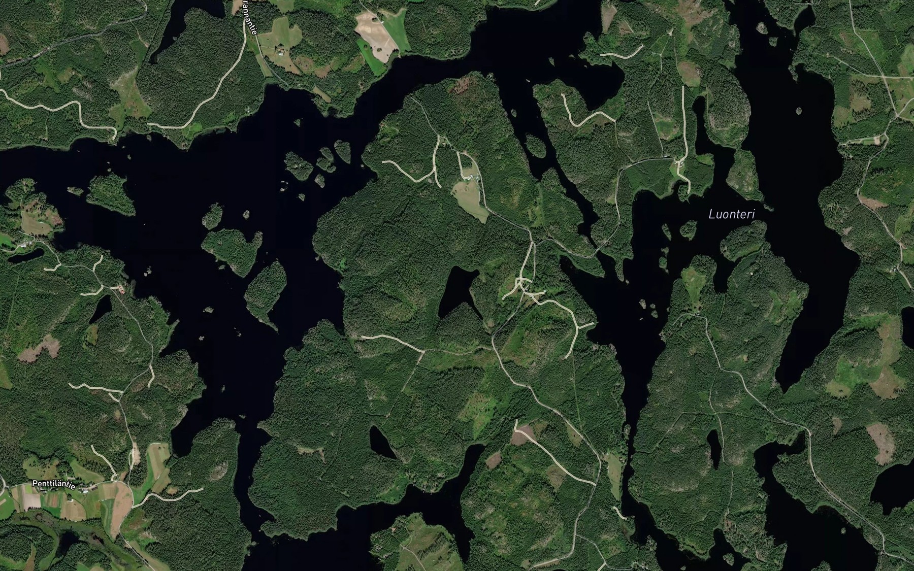 Satellite map of the Tervalampi