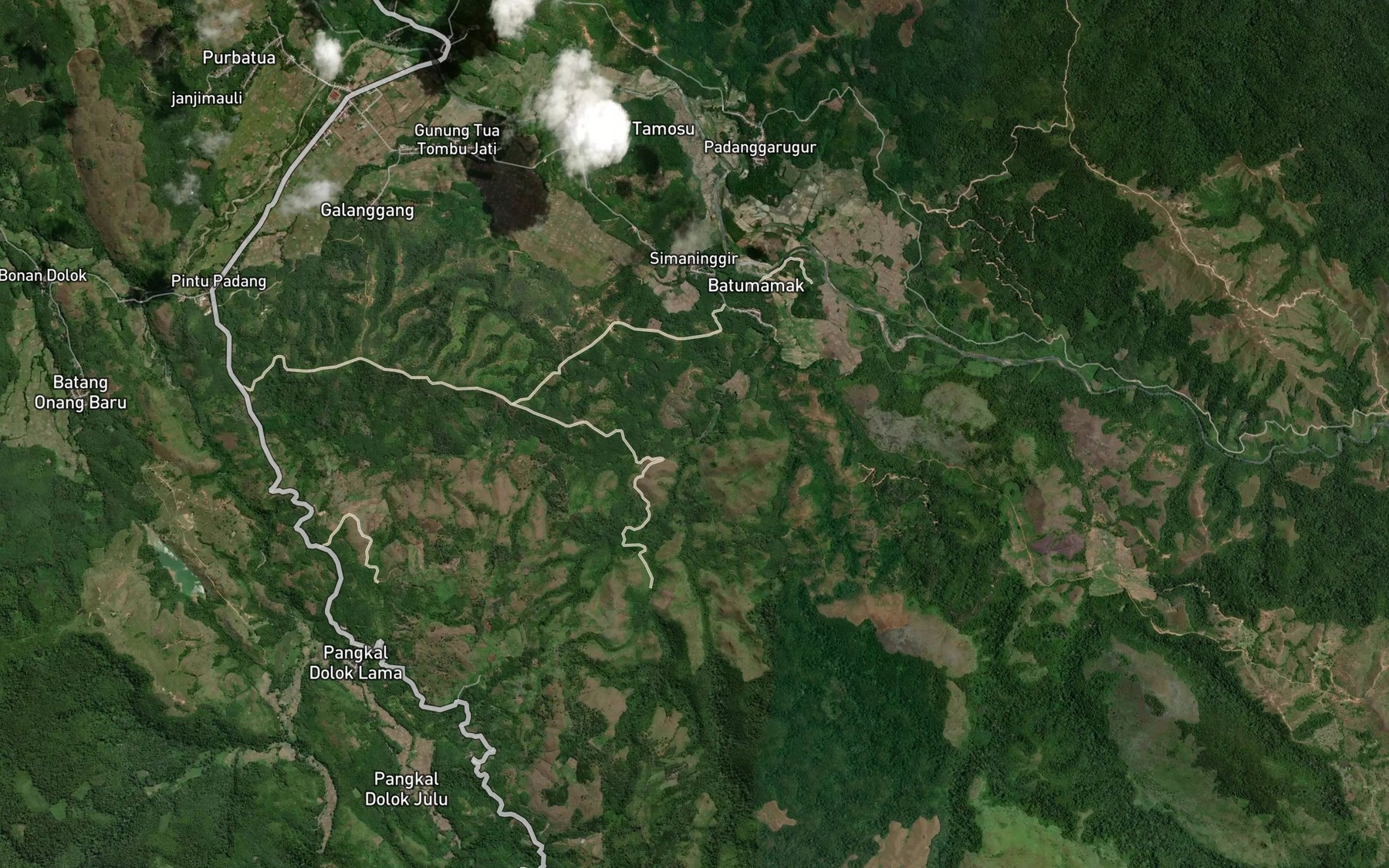 Satellite map of the Aek Limboubar Harangsn