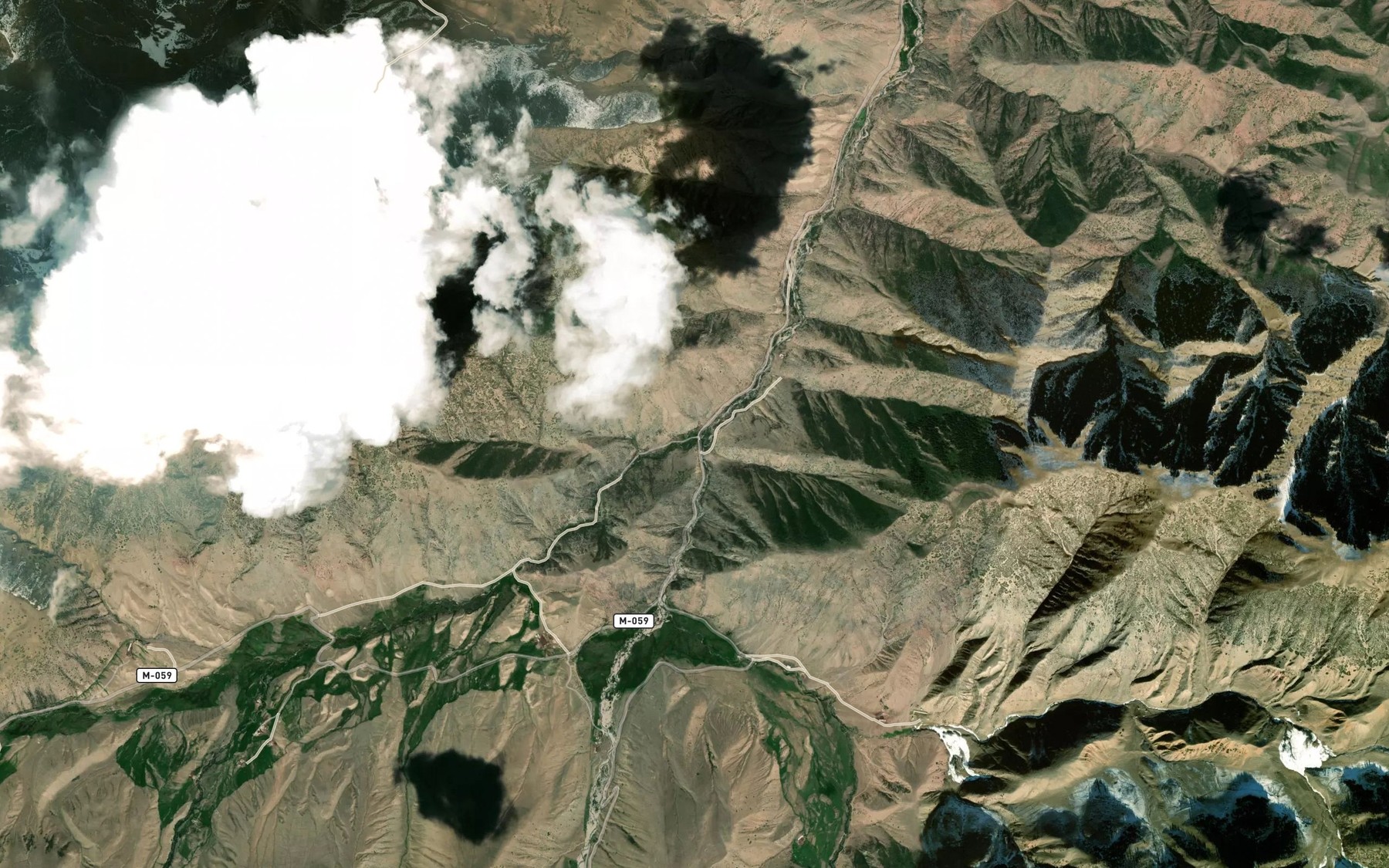 Satellite map of the Toguzbulak