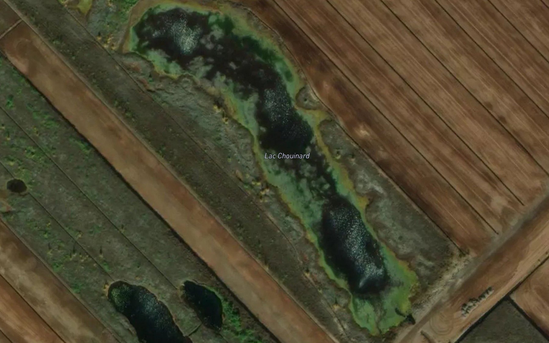 Satellite map of the Lac Chouinard