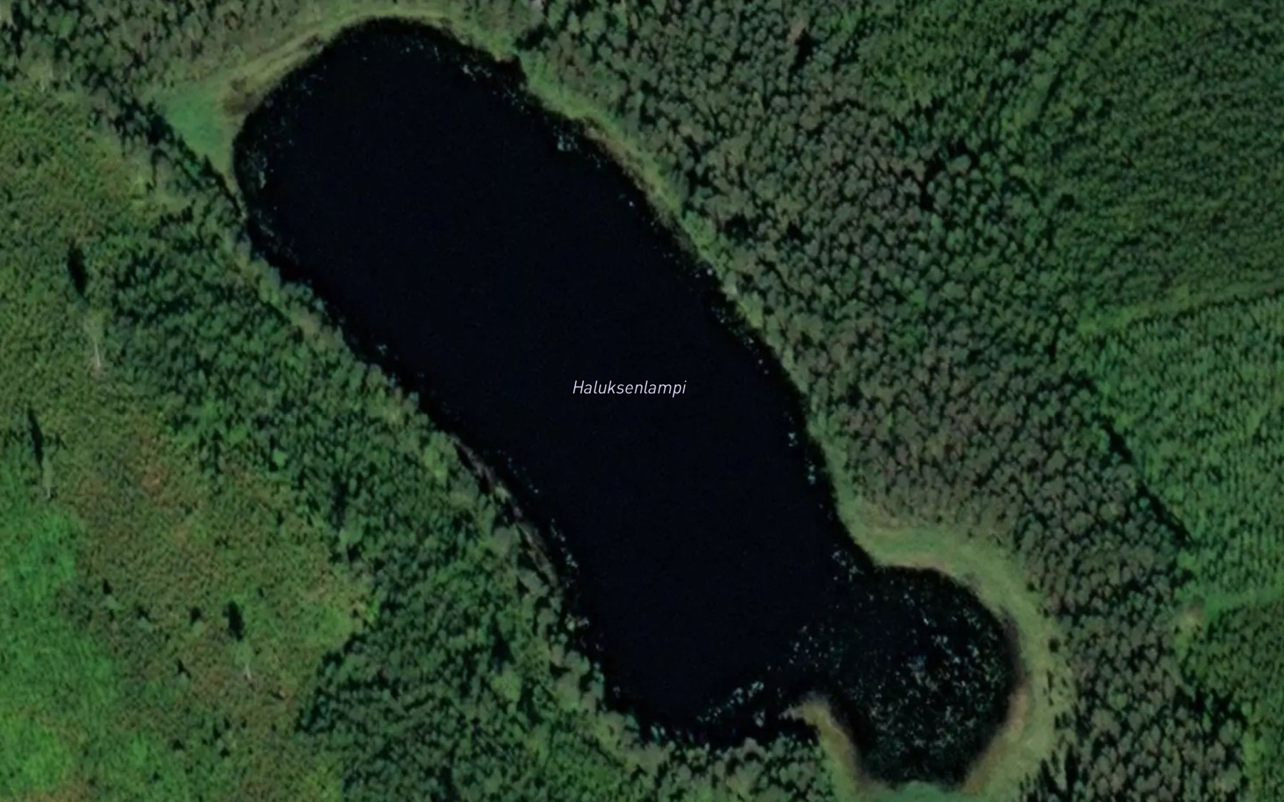 Satellite map of the Haluksenlammit