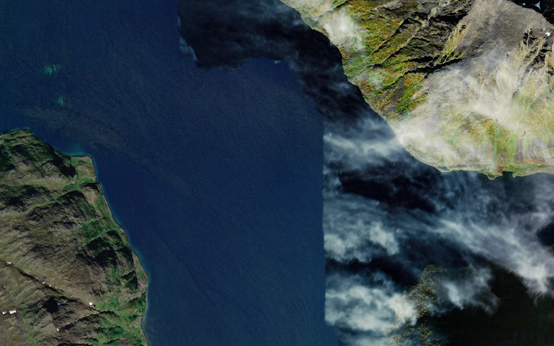 Satellite map of the Langfjorden