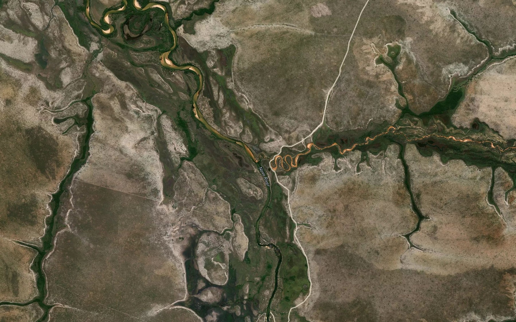 Satellite map of the Riacho da Areia