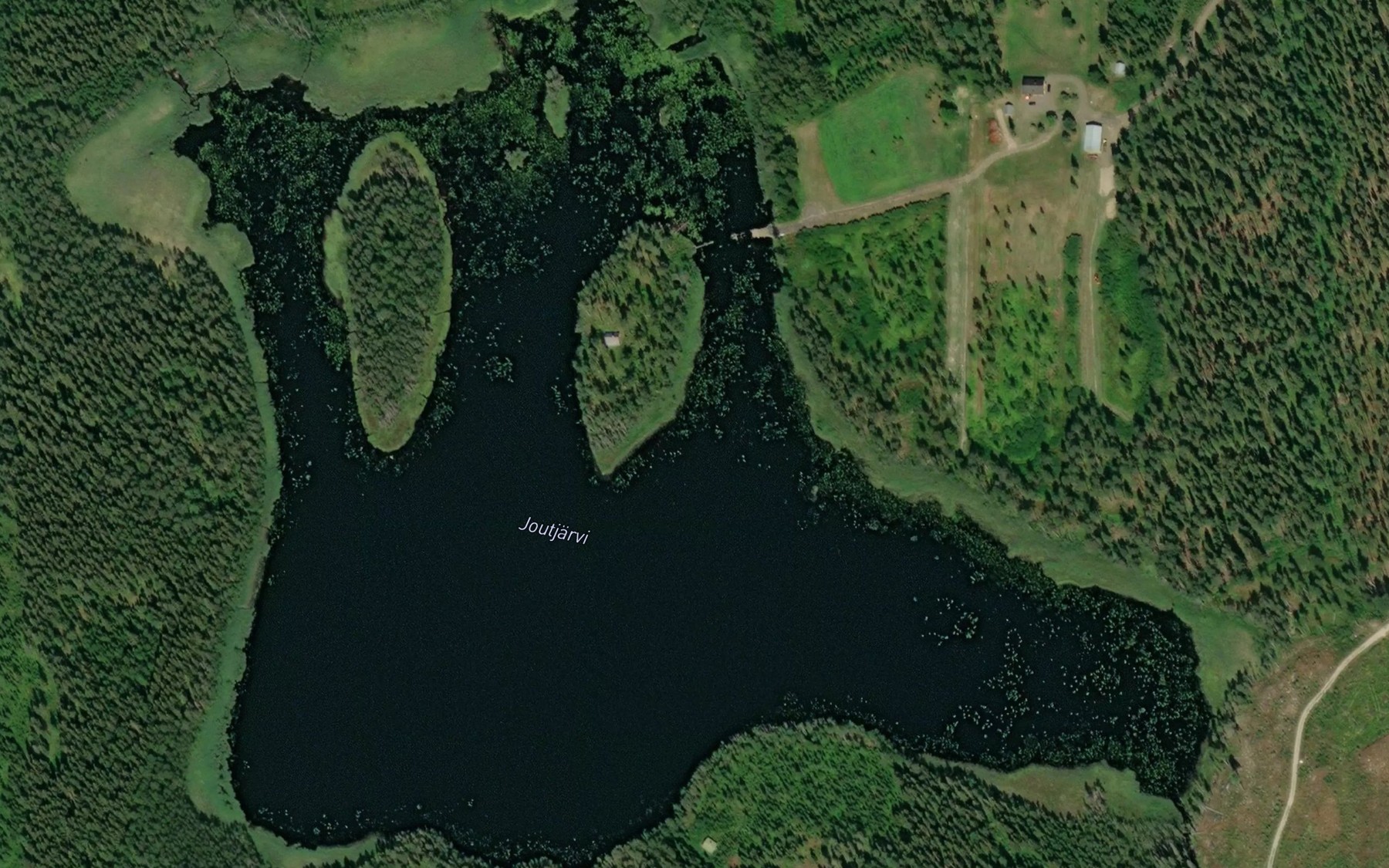 Satellite map of the Joutjarvi