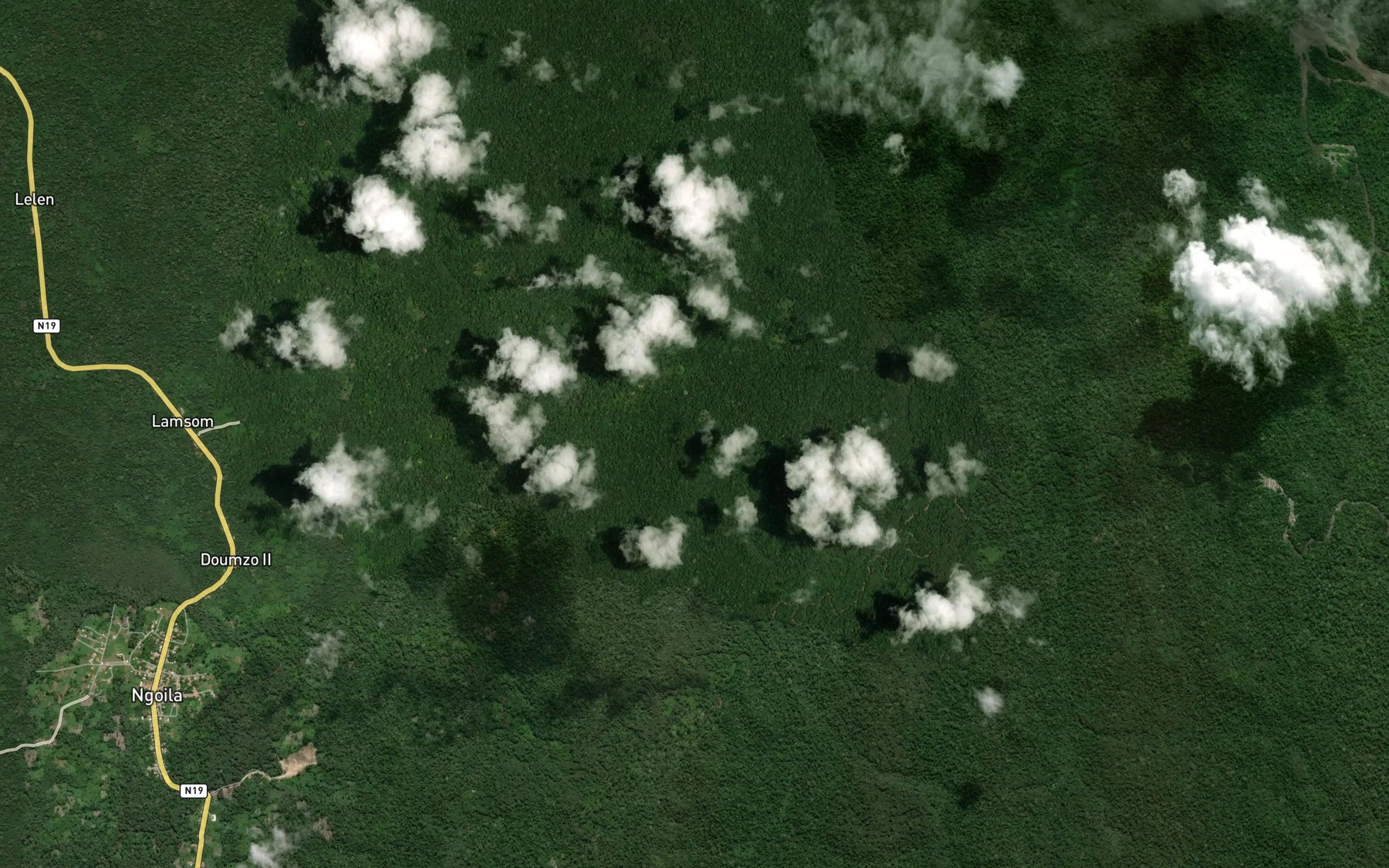 Satellite map of the Momwong