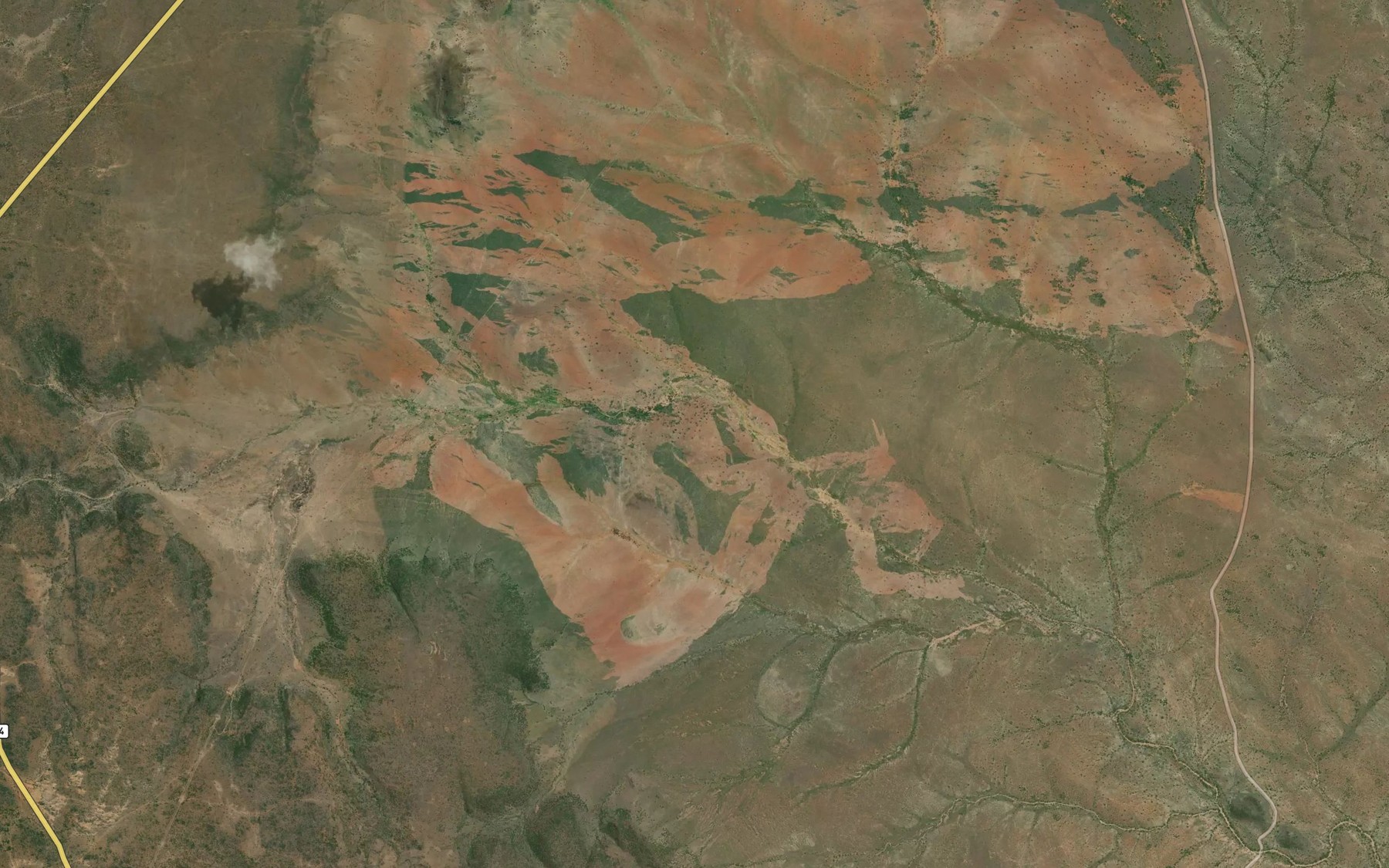 Satellite map of the Segera
