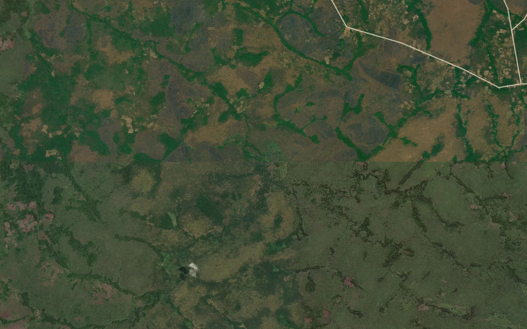 Satellite map of the Andukuda
