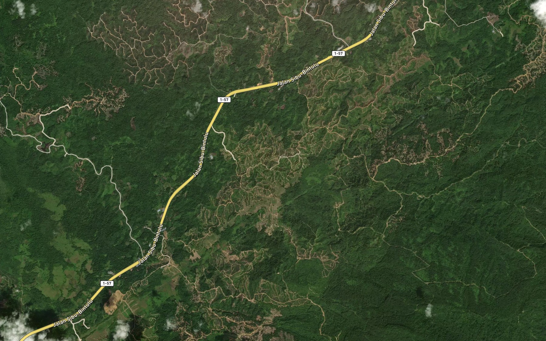 Satellite map of the Sungai Empelik