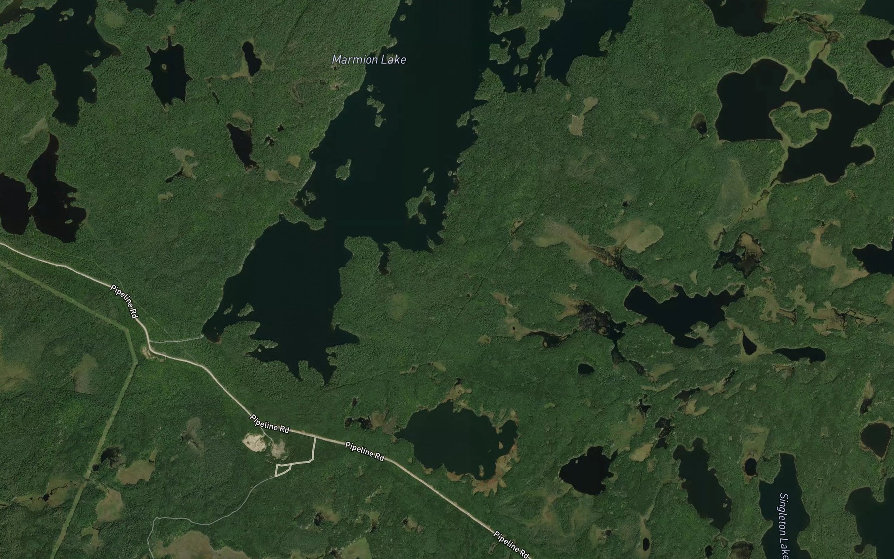 Satellite map of the Lower Seine Bay