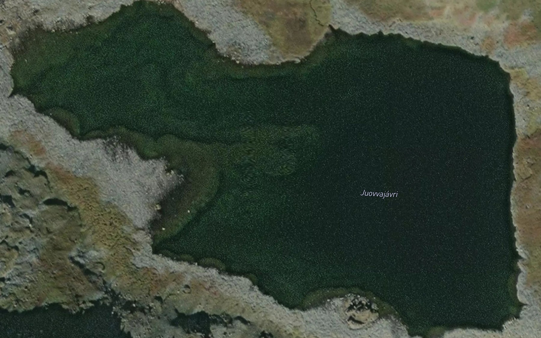 Satellite map of the Juovvajavri