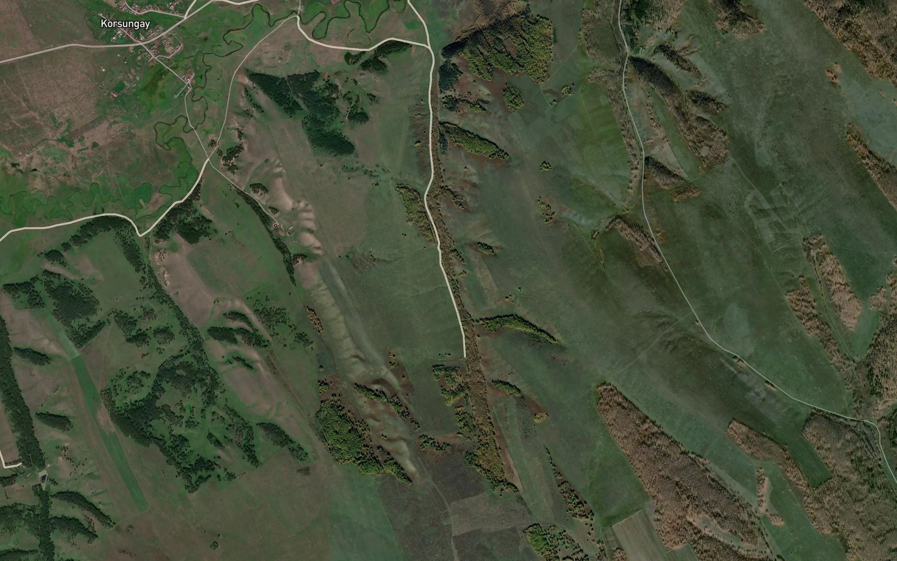 Satellite map of the Pad' Kusara