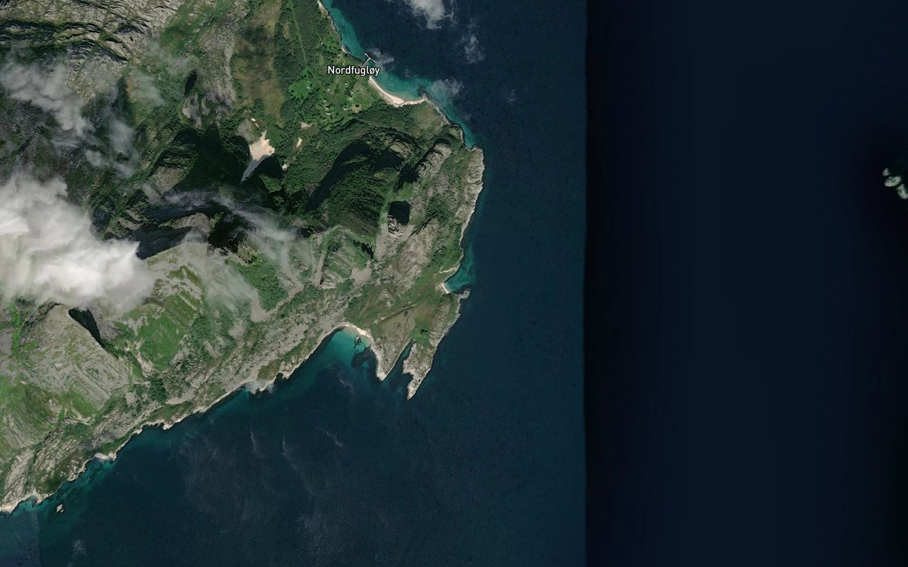 Satellite map of the Hamn