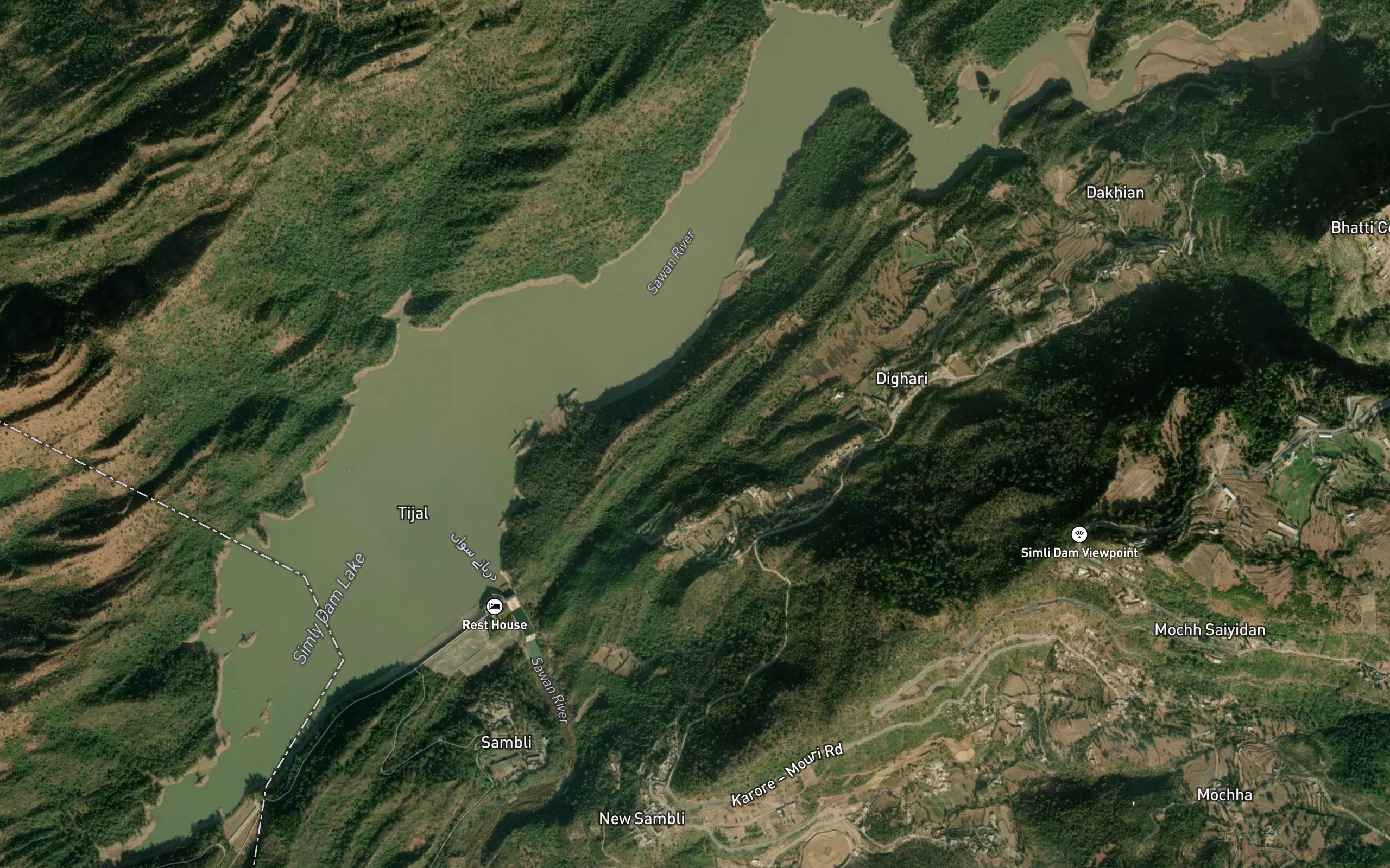 Simly Dam Lake