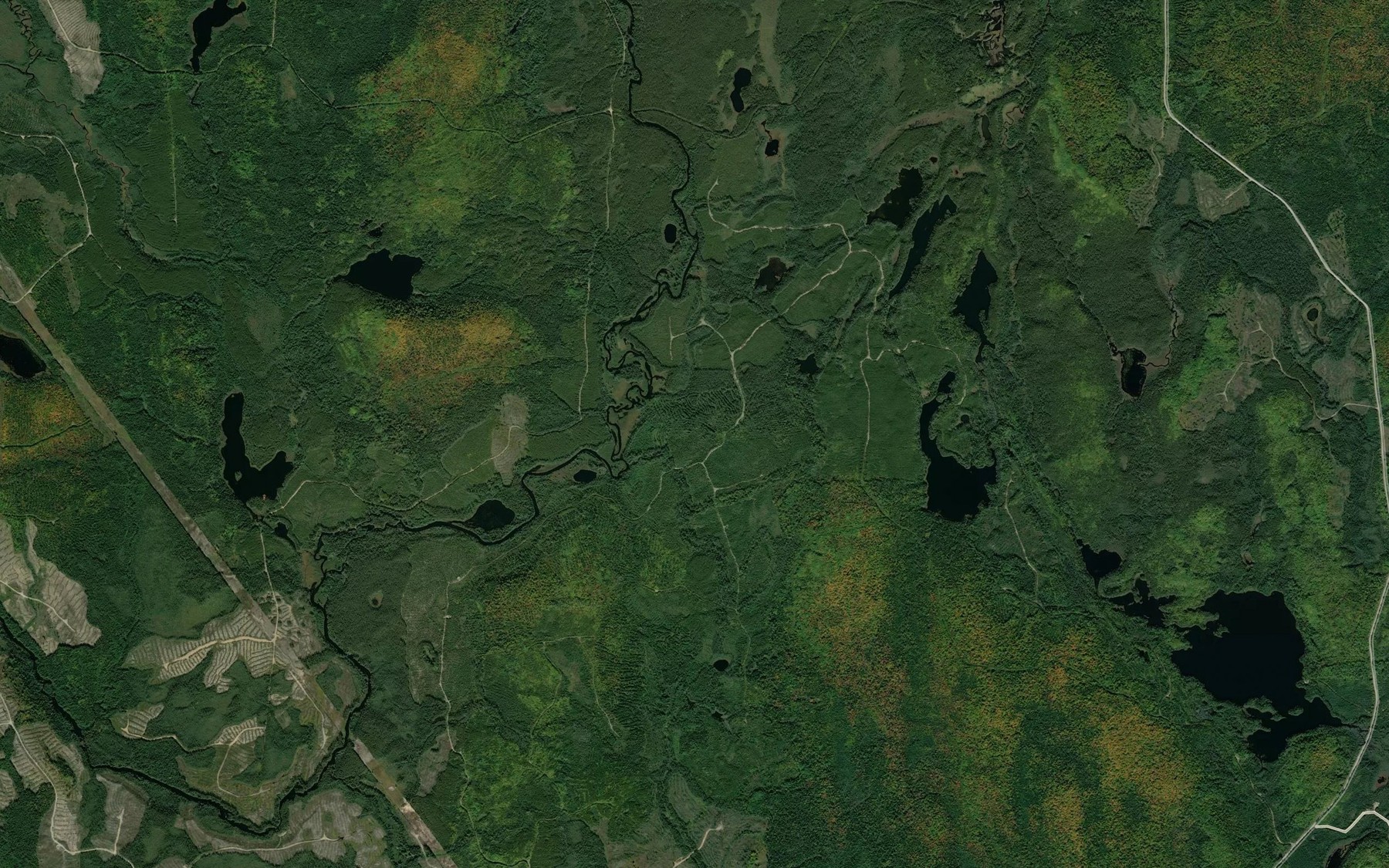 Satellite map of the Lac Rond