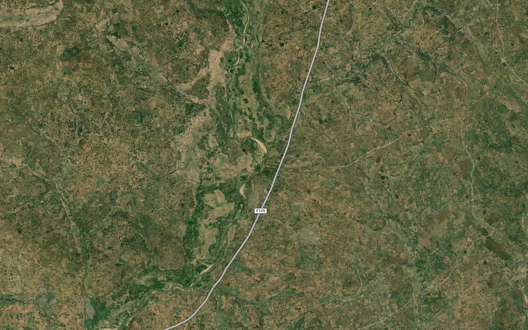 Satellite map of the River Konghampia