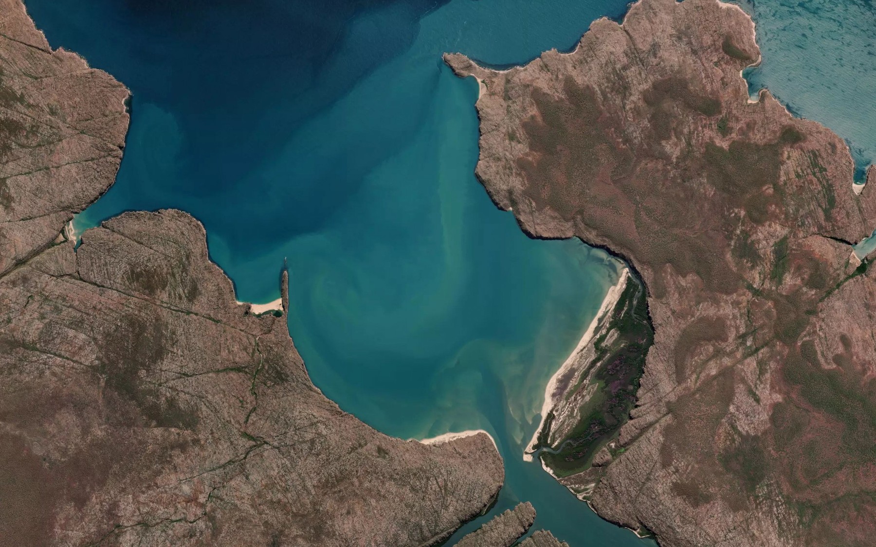 Satellite map of the Koolama Bay