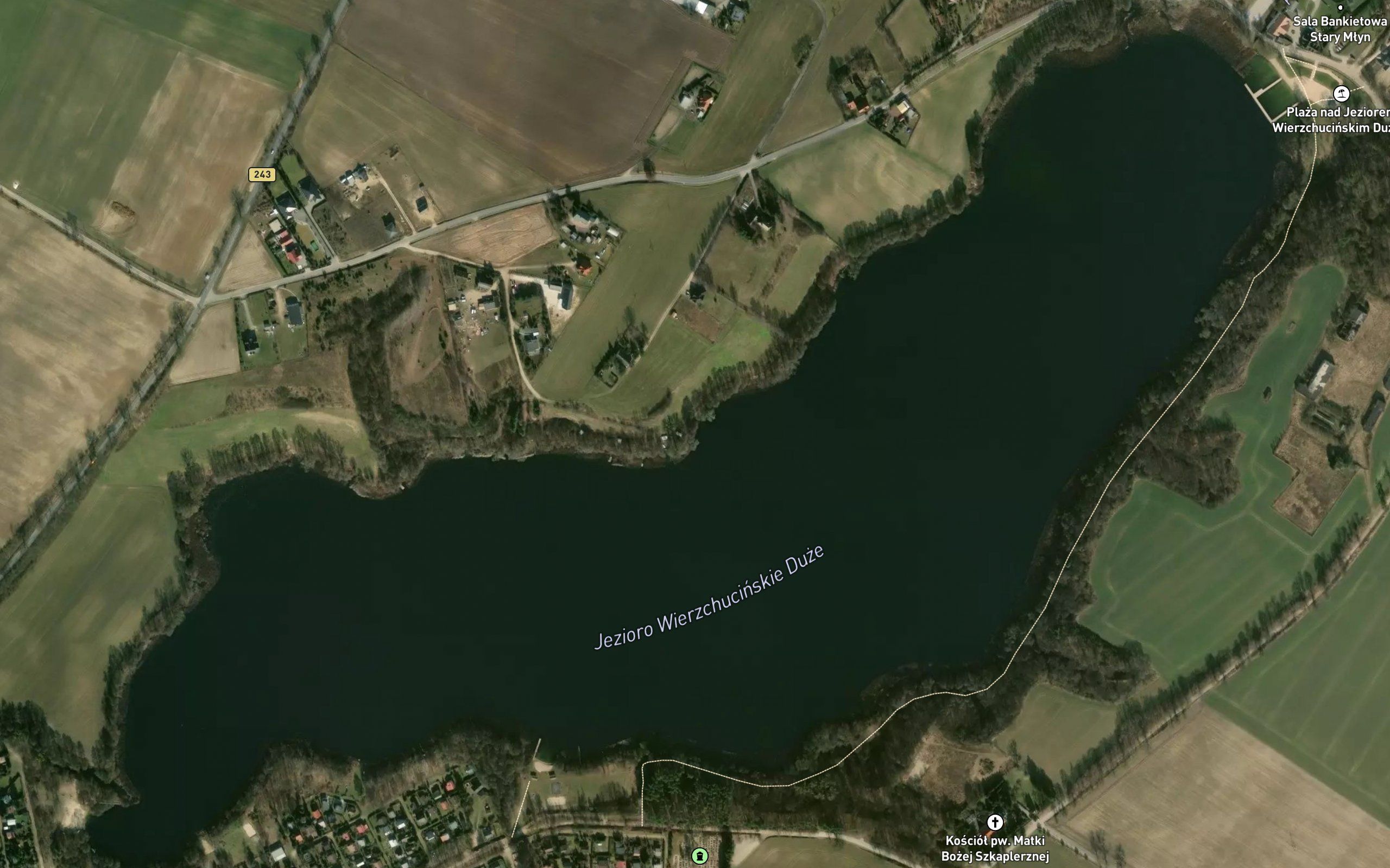 Jezioro Wierzchucinieckie Duze