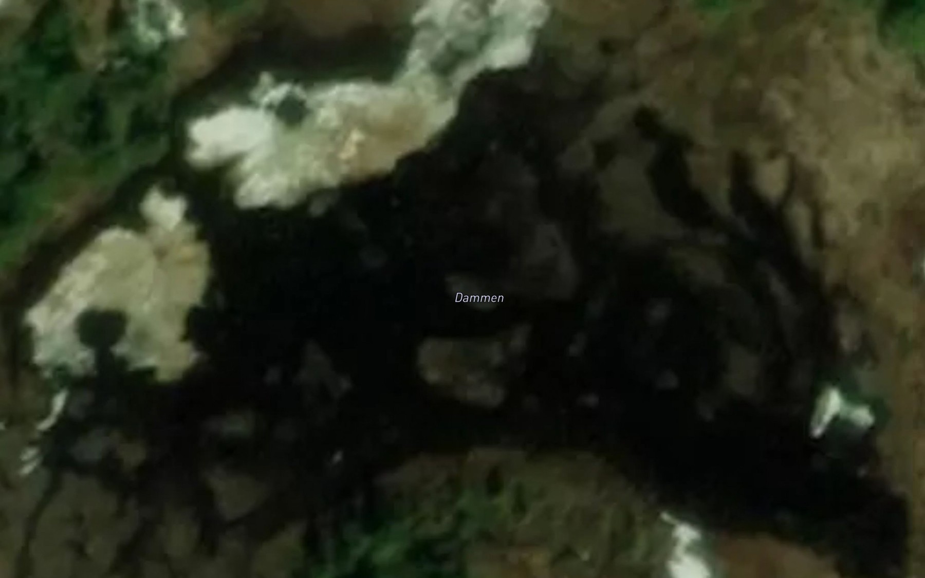 Satellite map of the Dammen