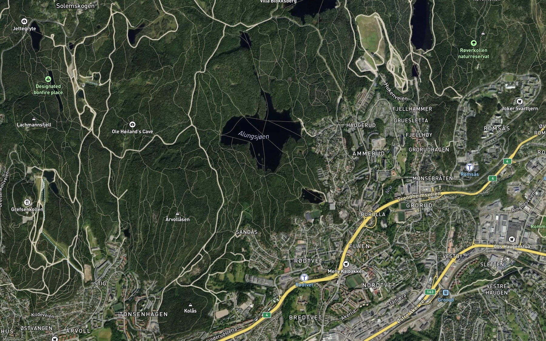 Satellite map of the Pukksteinvika