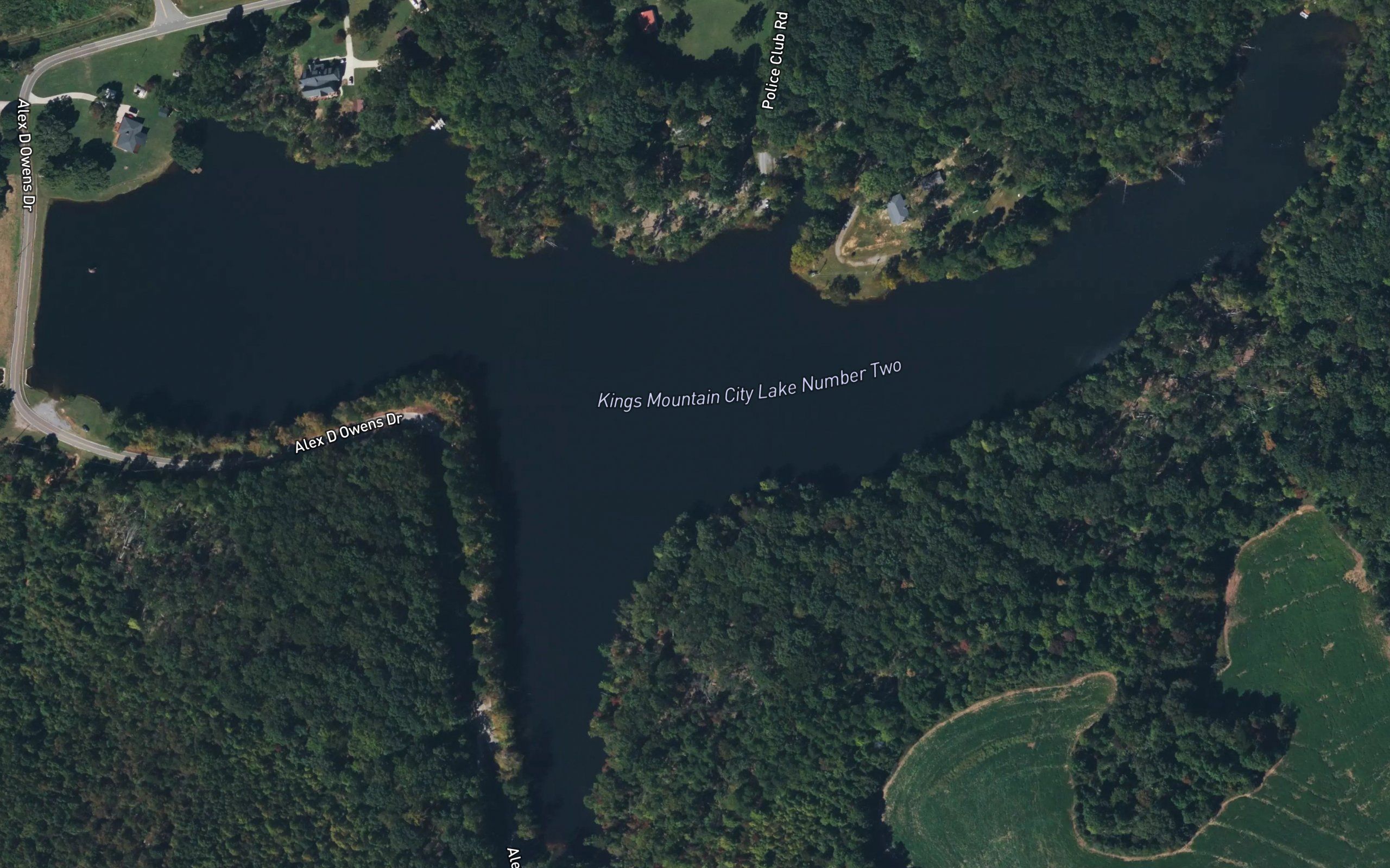 Kings Mountain City Lake Number Two