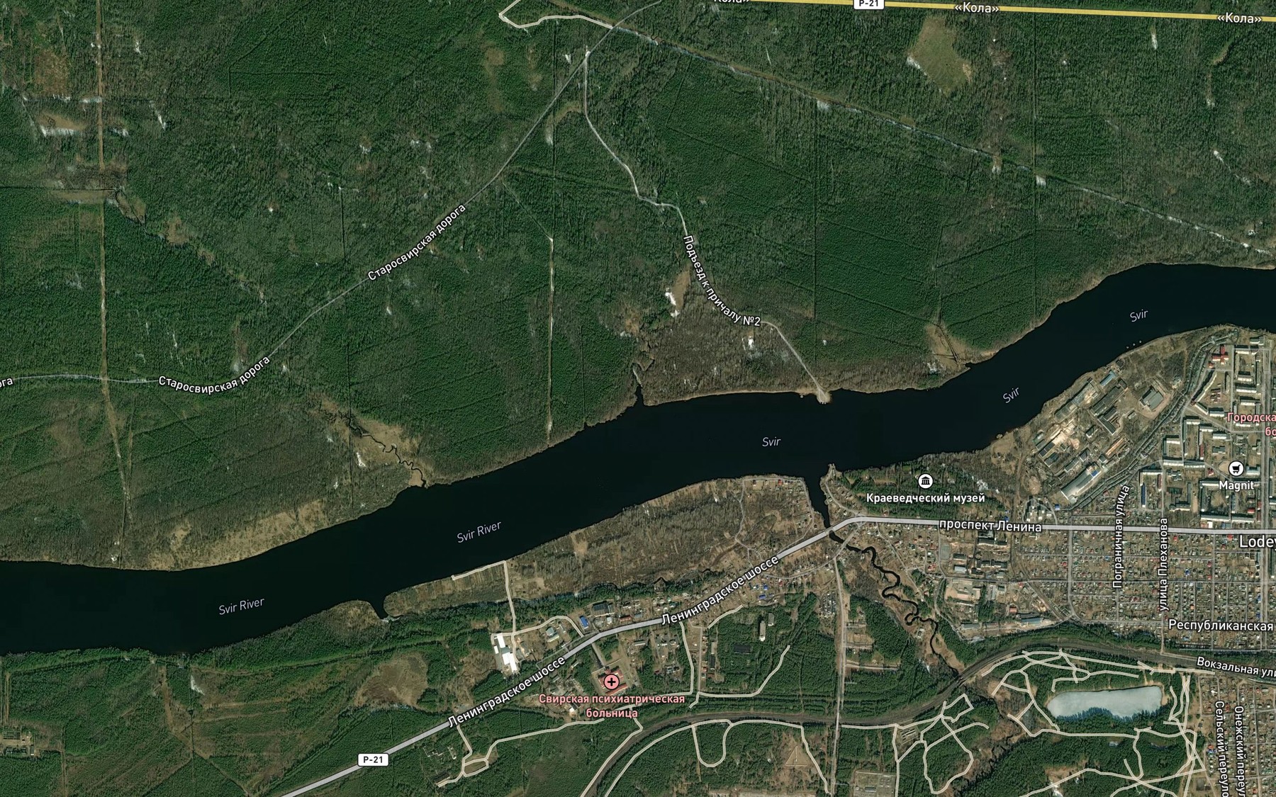 Satellite map of the Tenzeya