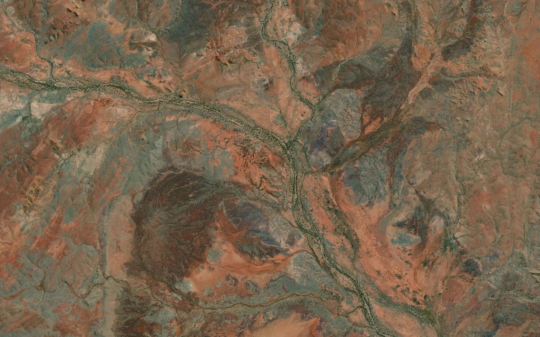 Satellite map of the Coondamar Creek